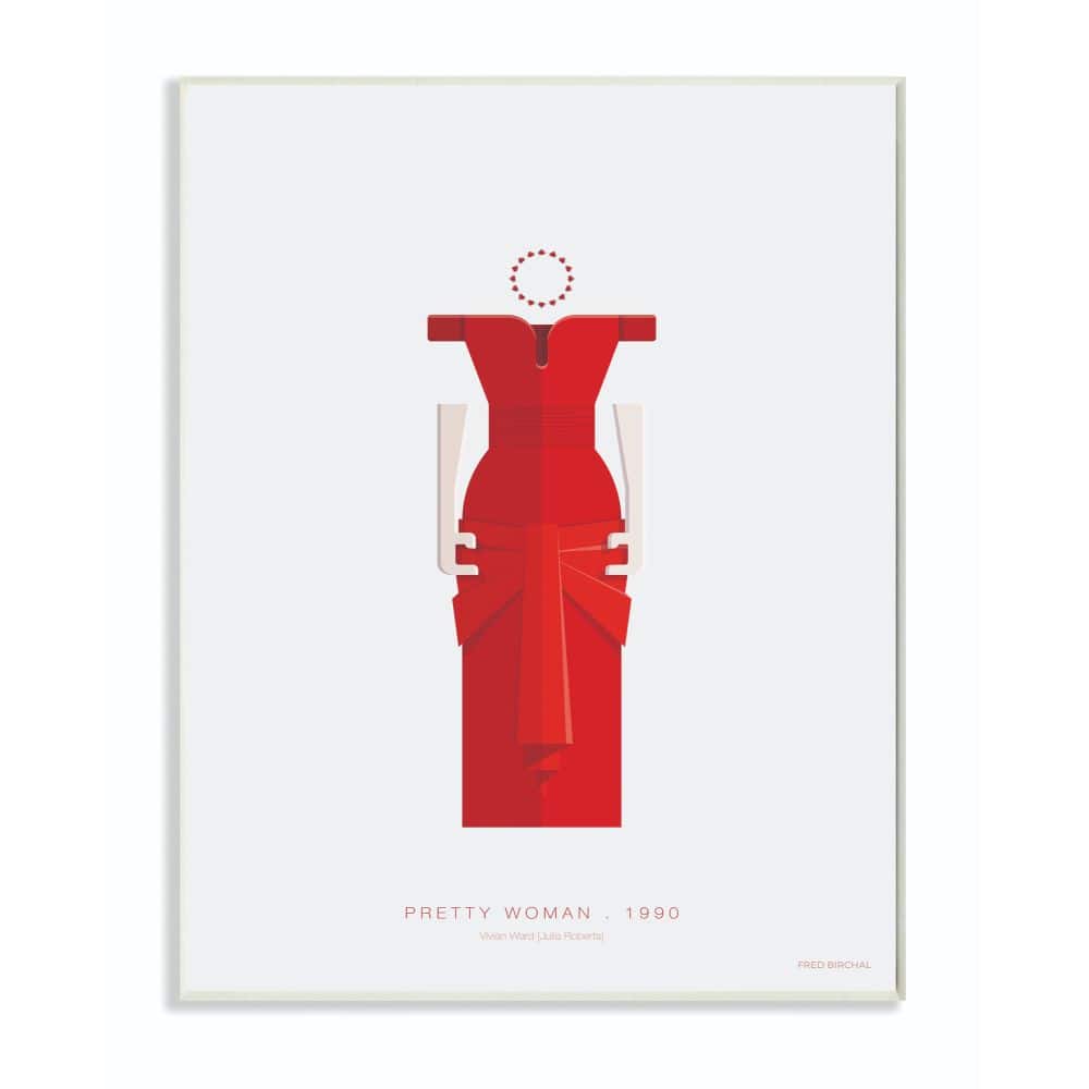 Stupell Industries Pretty Woman Fashion Design Wall Plaque