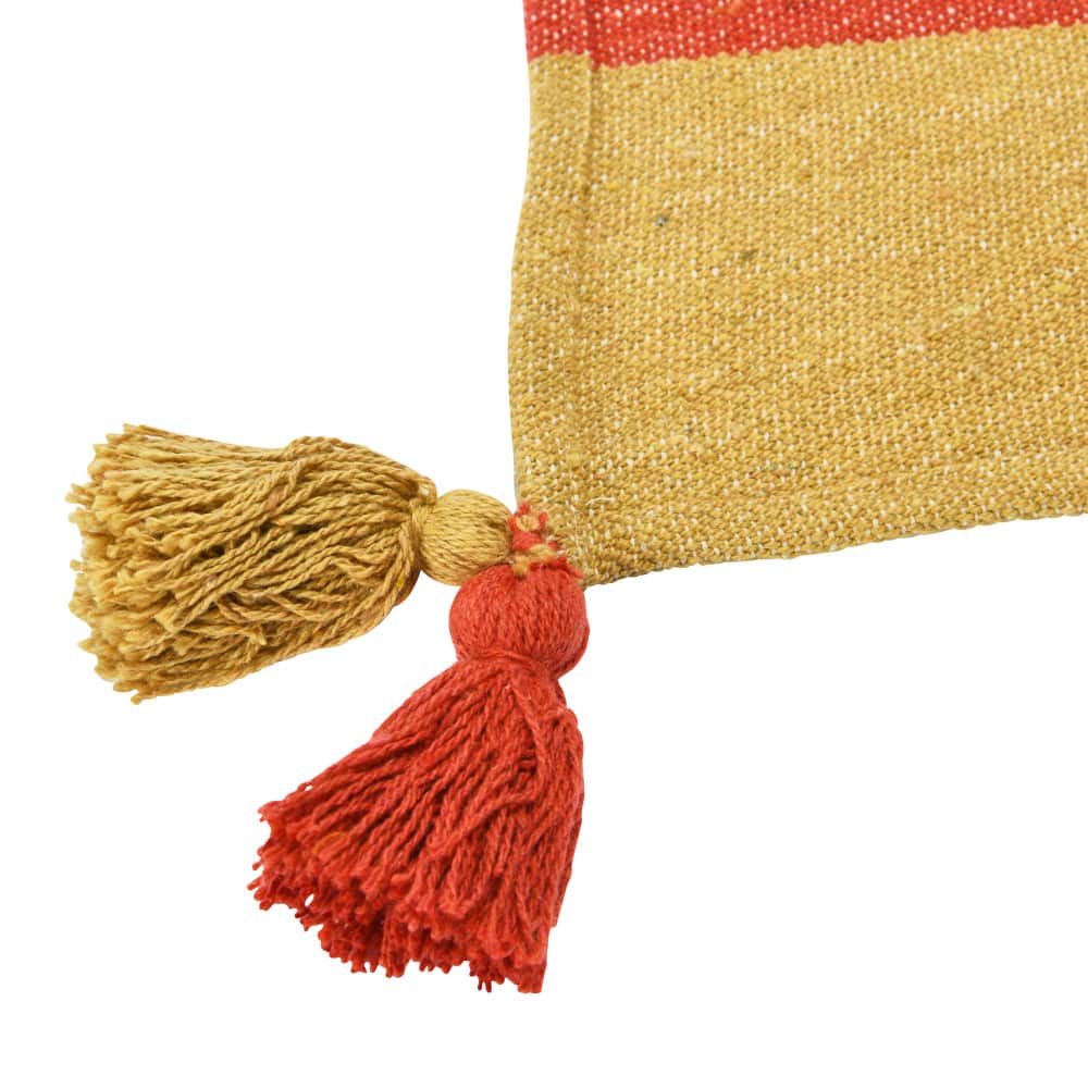 Hello Honey® Striped Cotton Throw Blanket with Tassels