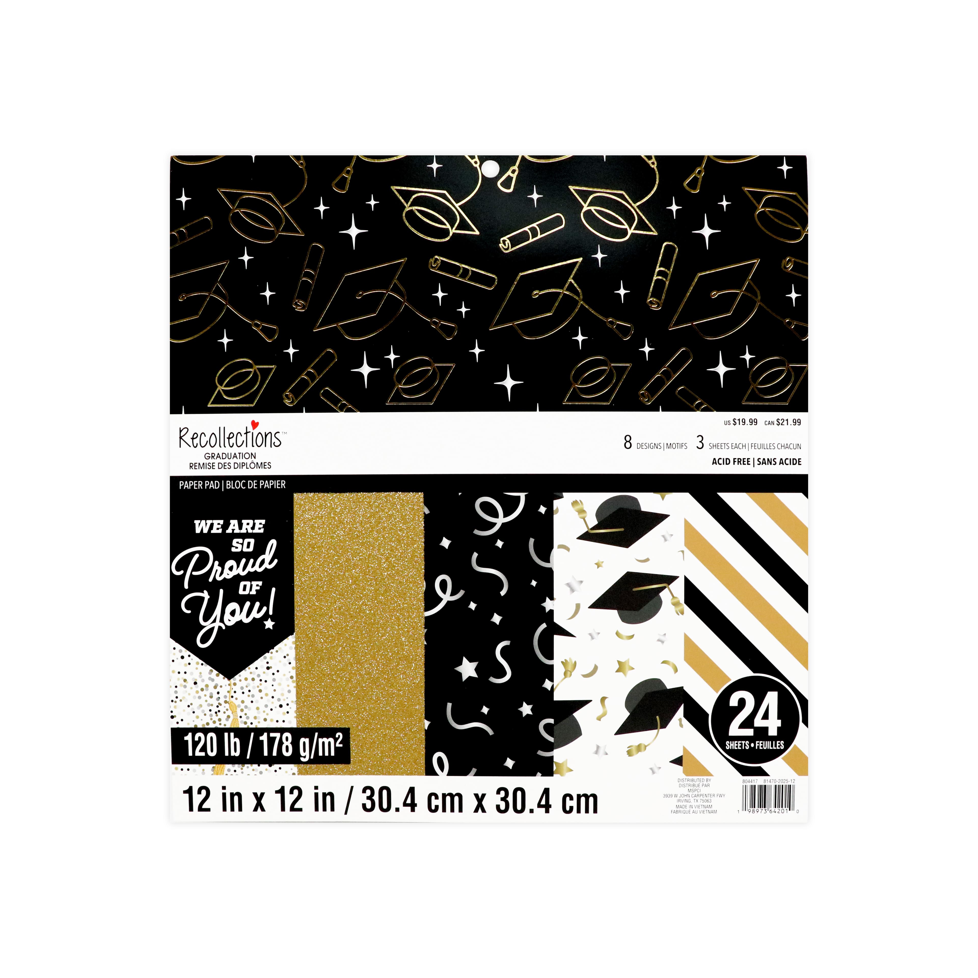 12" x 12" Graduation Paper Pad by Recollections™