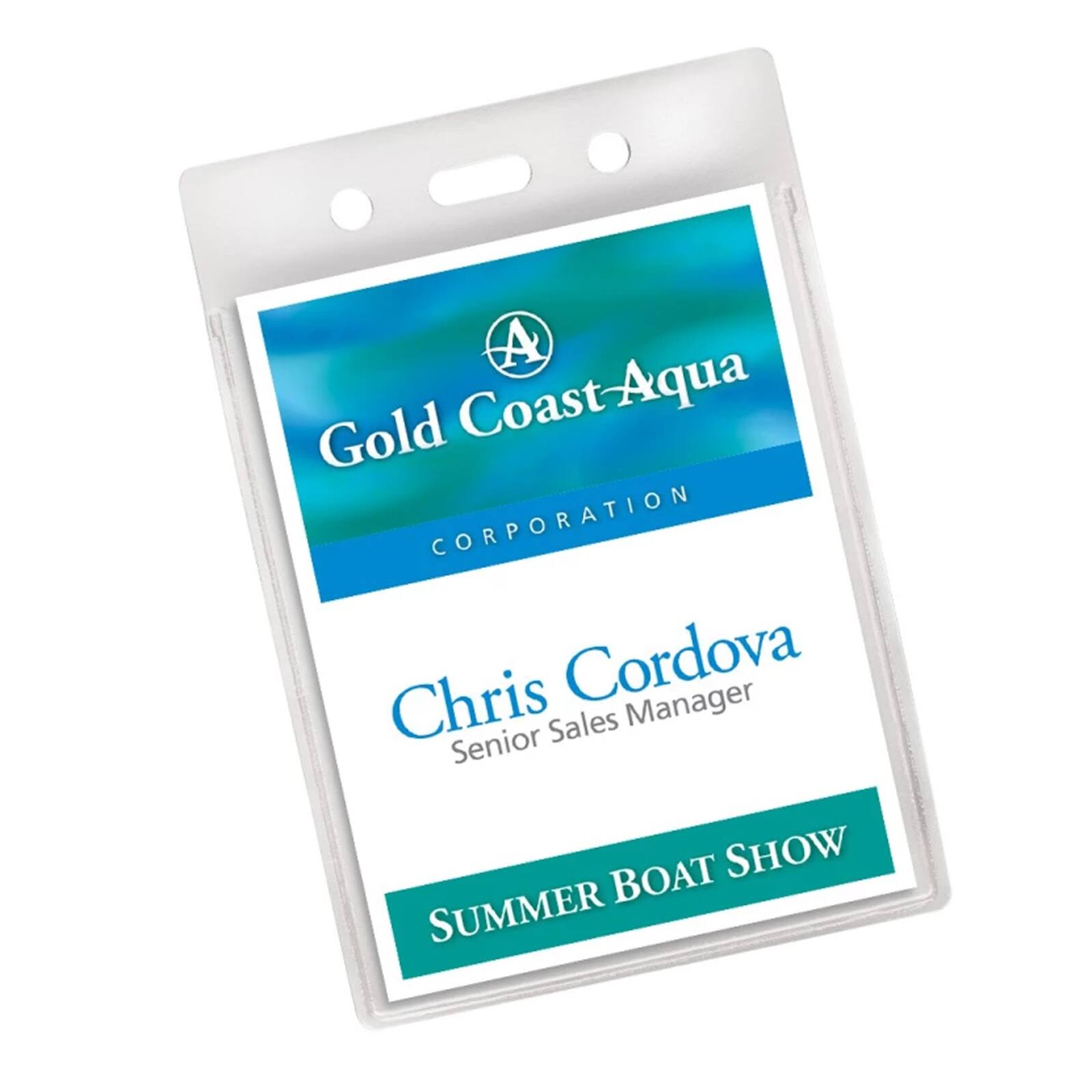 Avery® 4" x 3" Portrait Heavy Duty Badge Holders, 25ct.