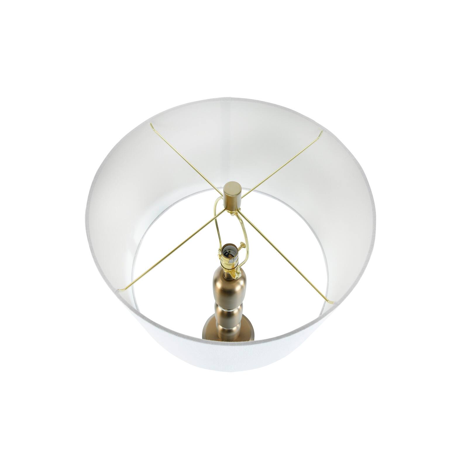 Hello Honey® 33" Metal Table Lamp with Glass Middle