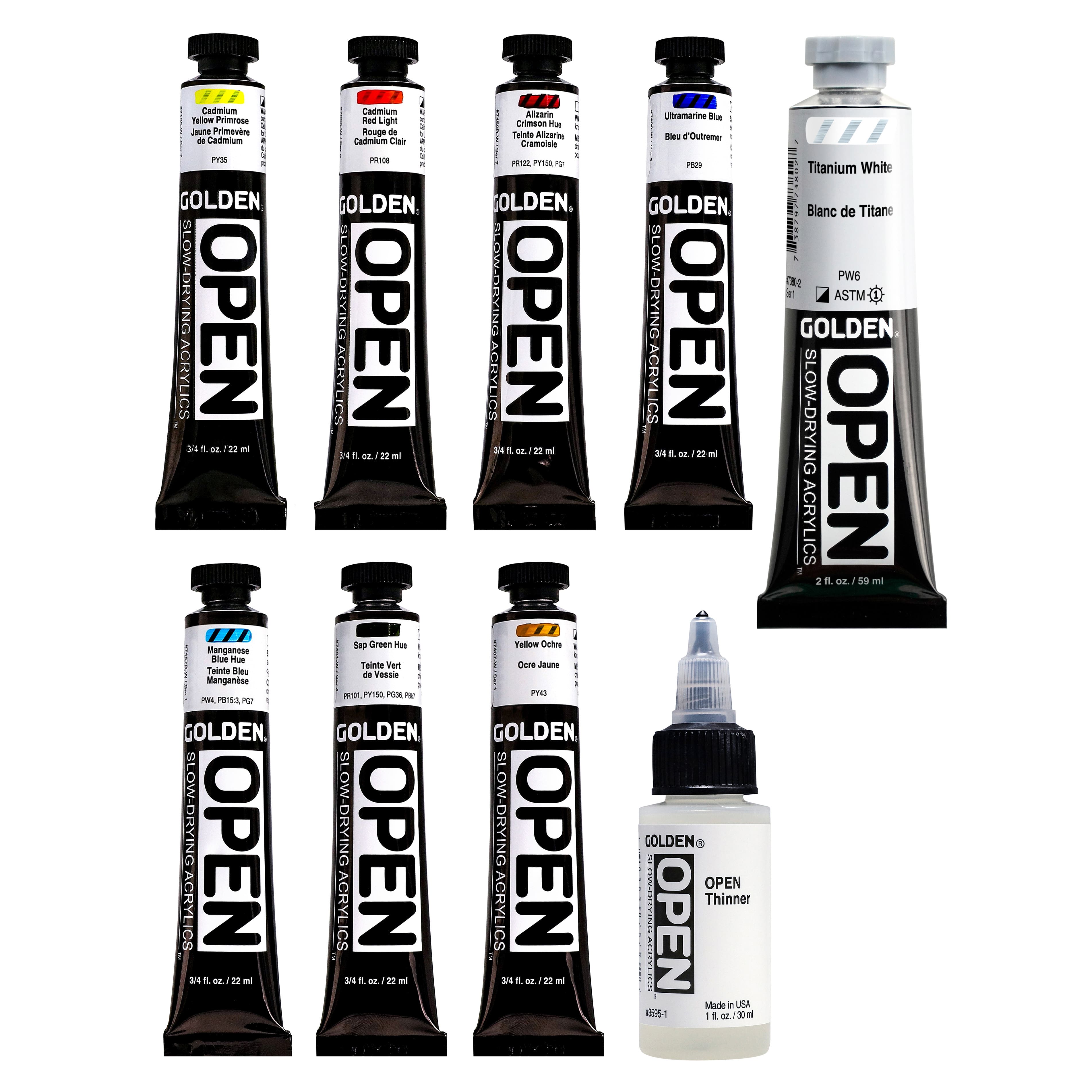 Golden® OPEN Slow-Drying Acrylics Landscape Set