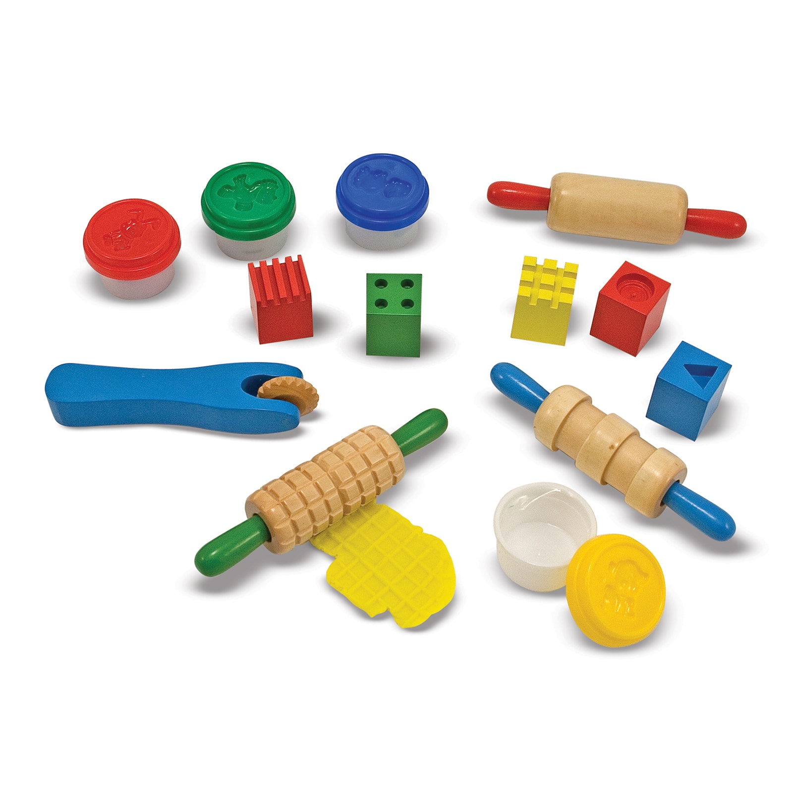 Melissa & Doug Shape; Model And Mold 17-pc. Toy Playset, One Size, Multiple Colors