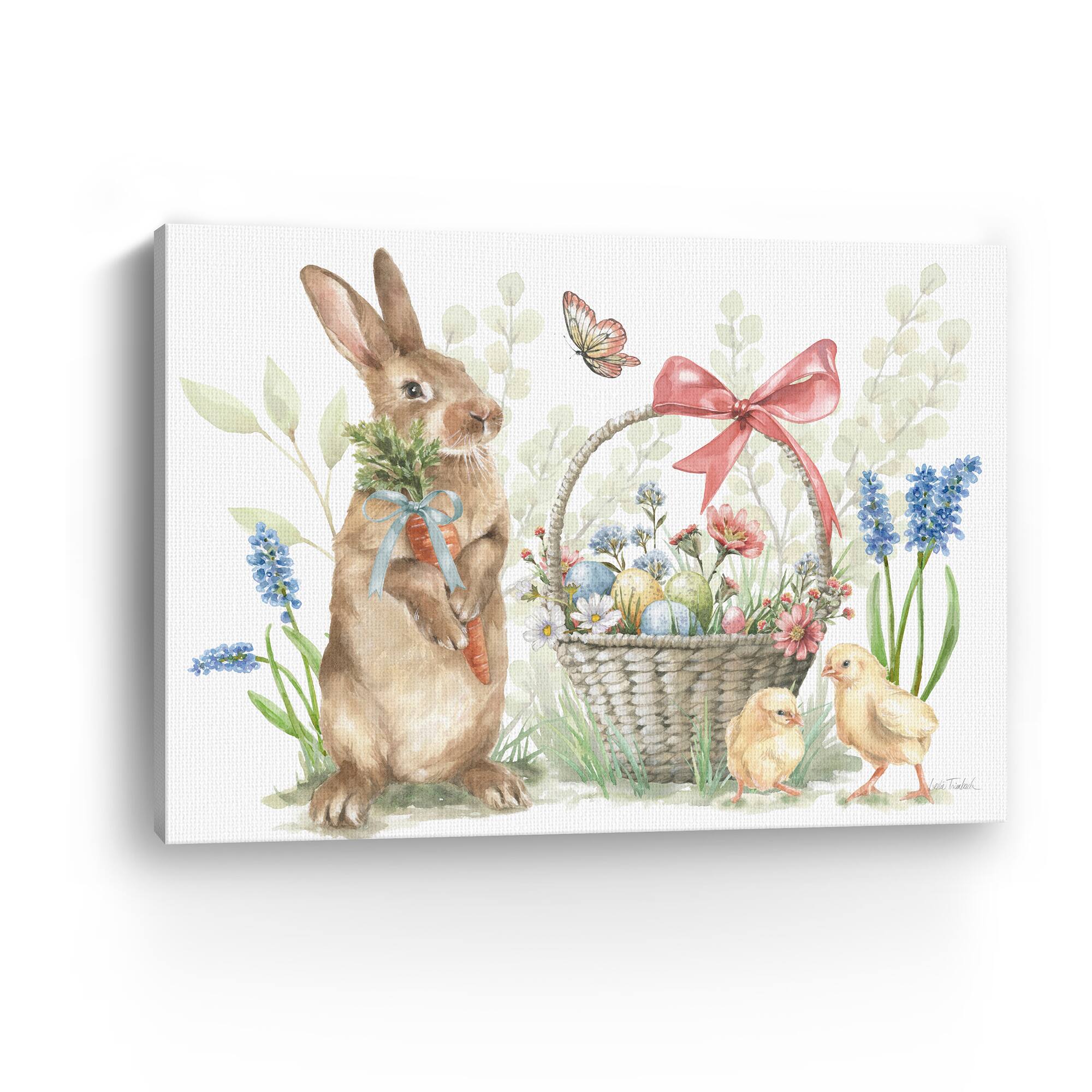 Lumaprints Hop Into Spring I Canvas Giclée Art