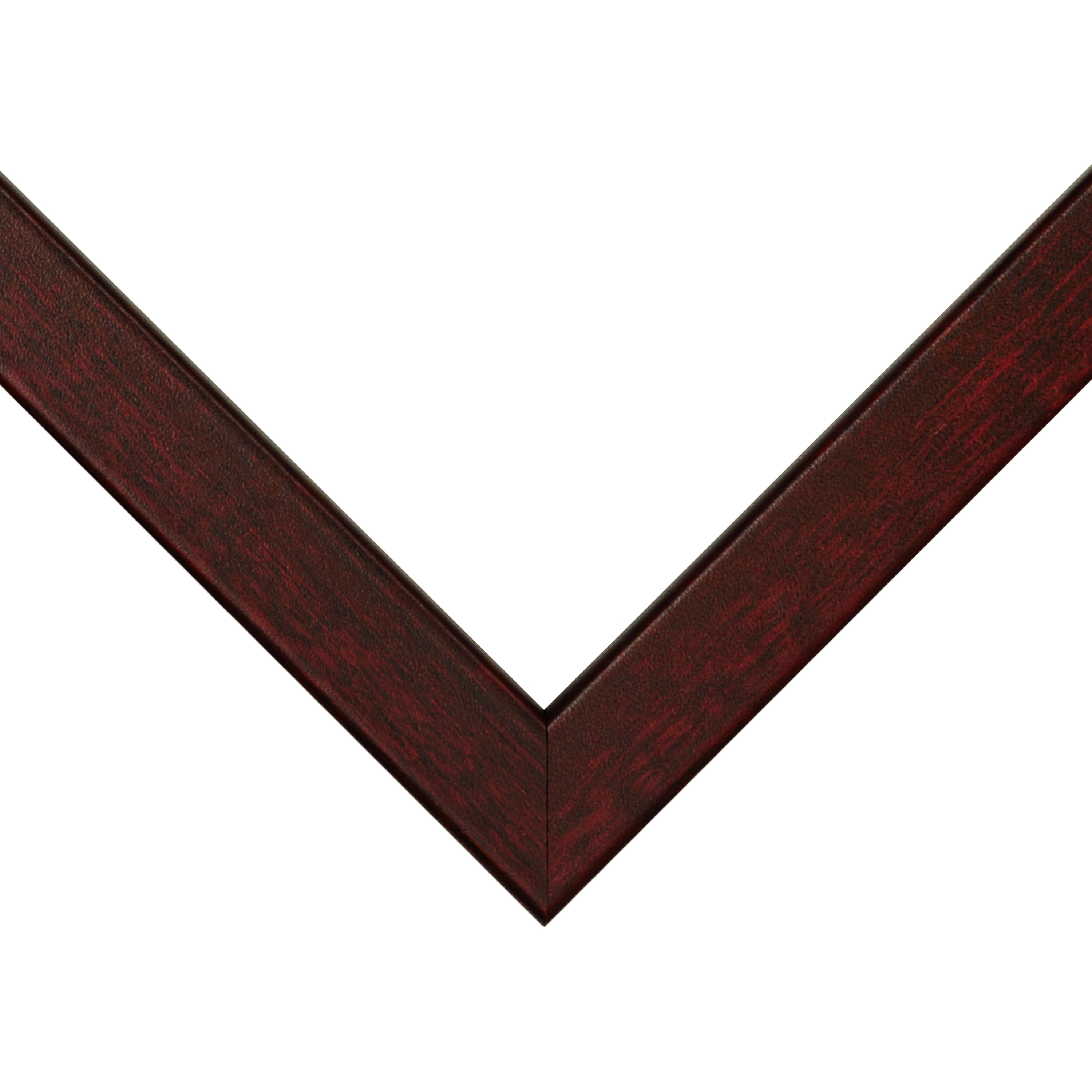 Frame USA Corporate Thin Red Mahogany Single Image Picture Frame