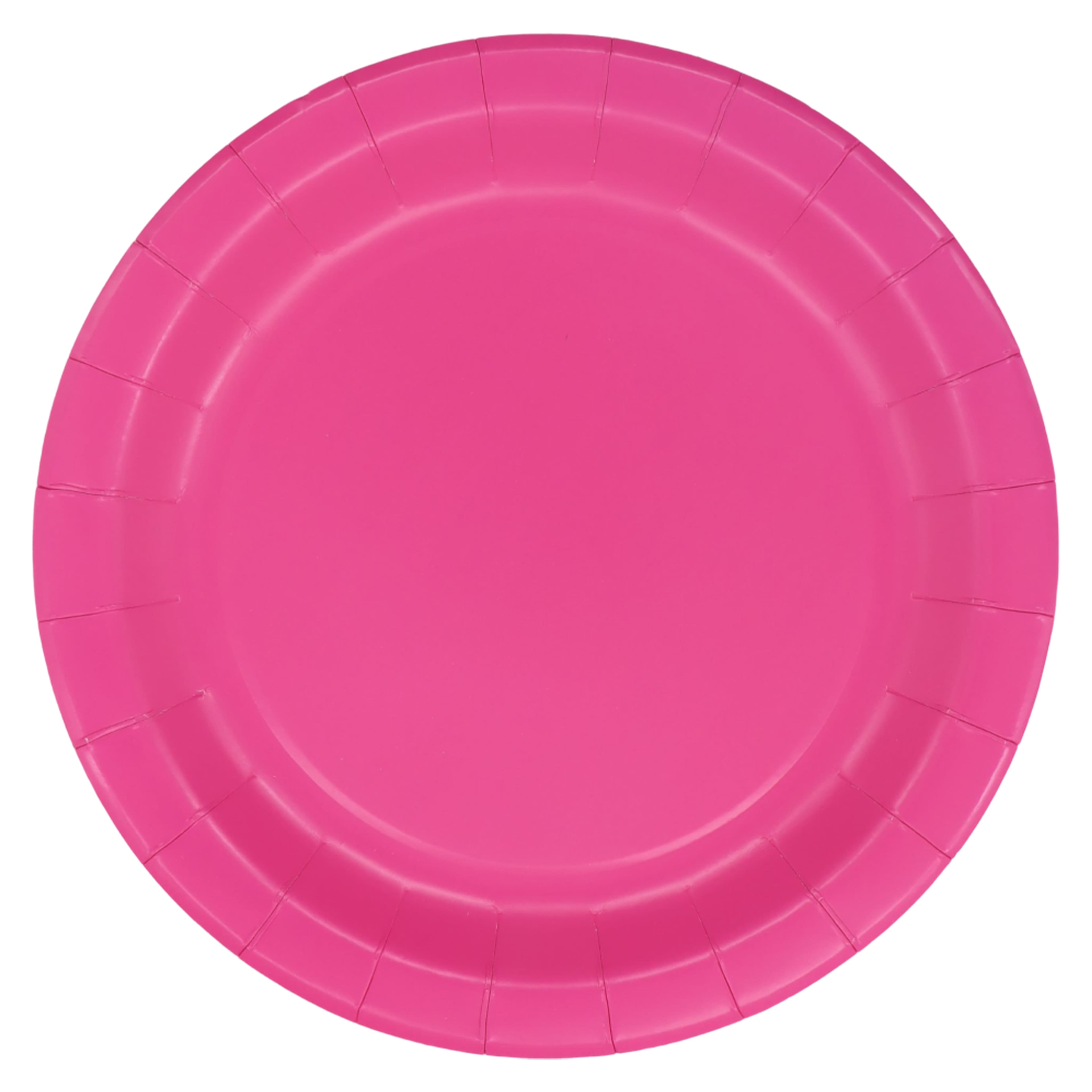 12 Packs: 10 ct. (120 total) 9" Dark Pink Paper Plates by Celebrate It™