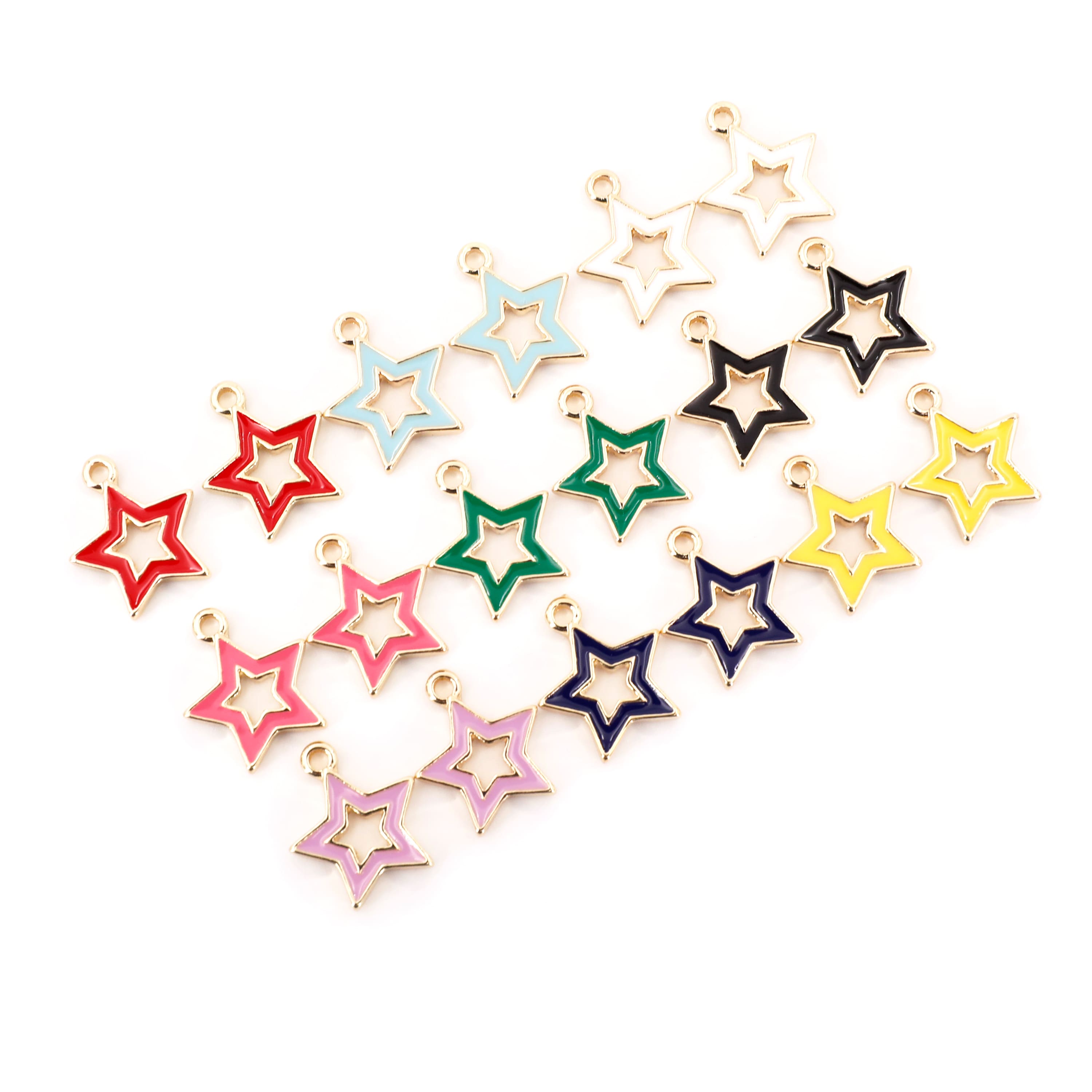 Open Star Metal Charm Mix by Bead Landing™