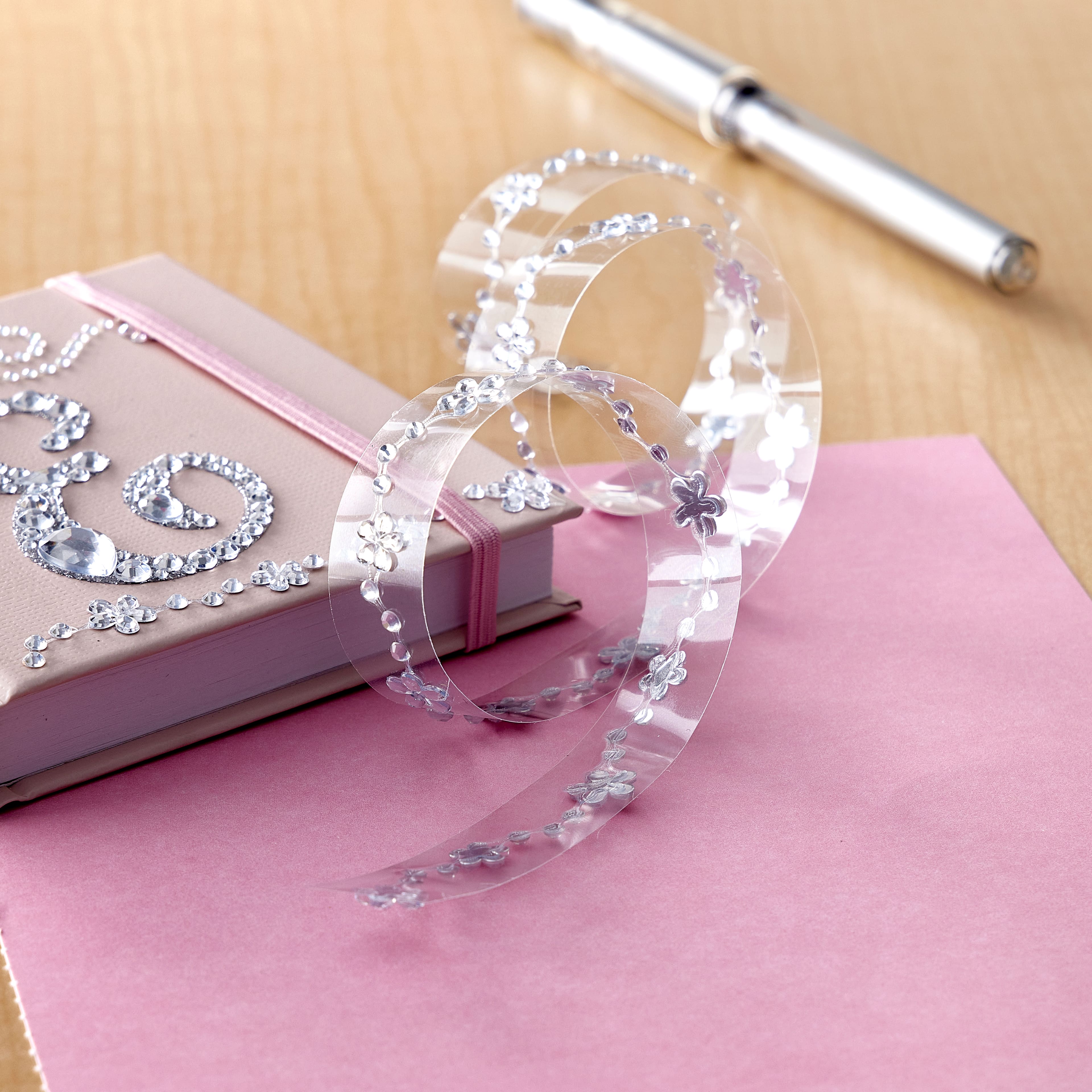 12 Pack: Clear Daisy Stickers by Recollections™ Bling on a Roll™