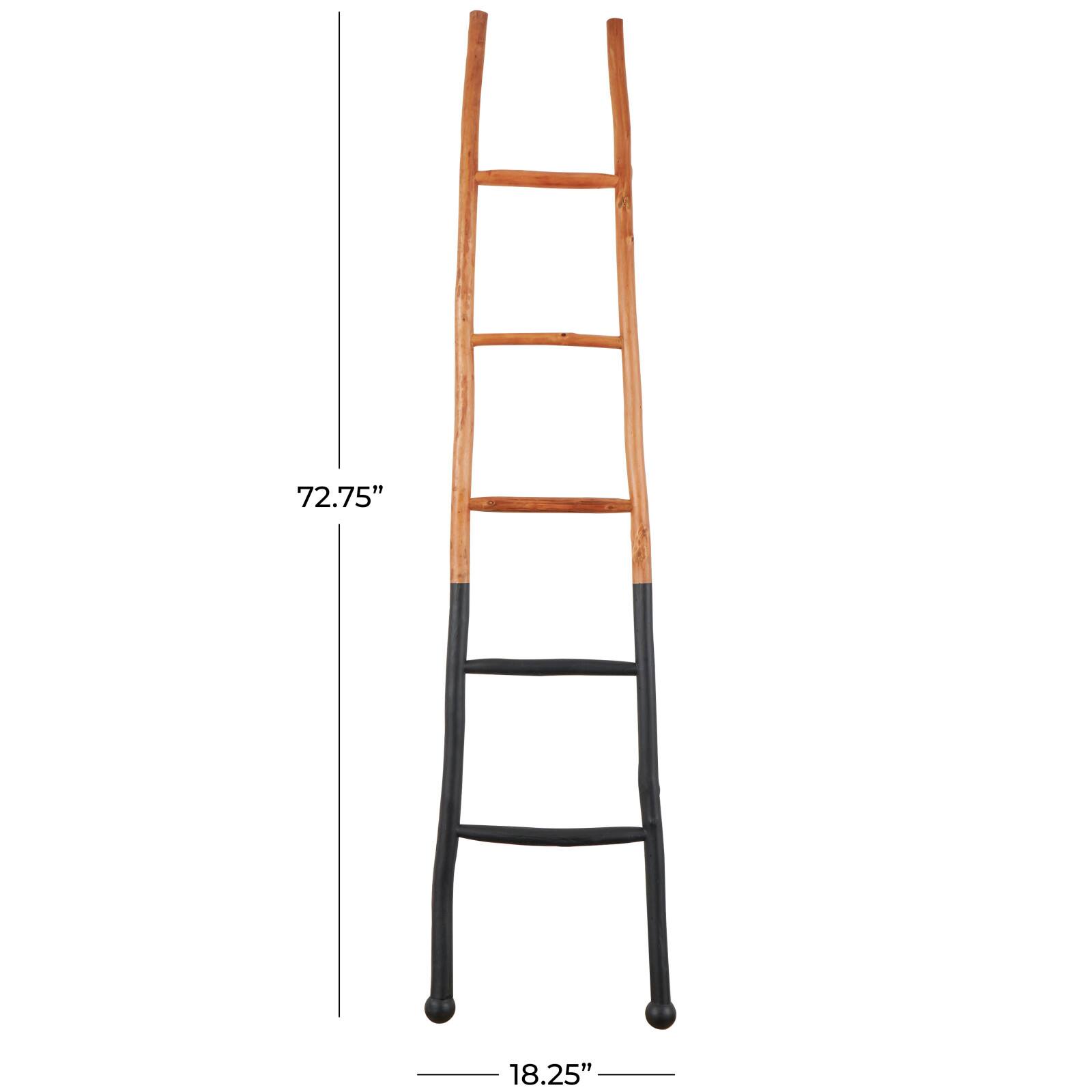 6ft. Handmade Slanted Wood Ladder