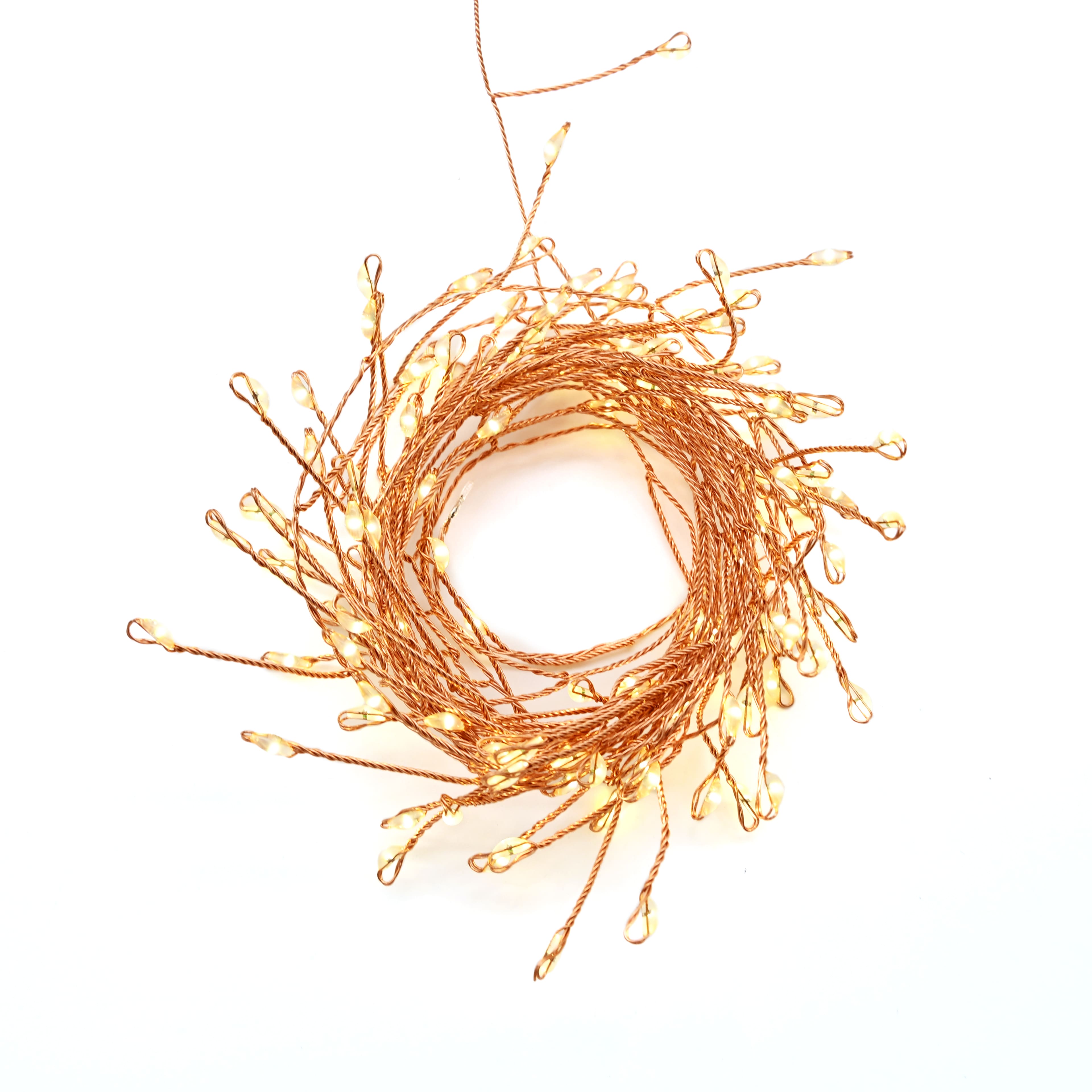 120ct. Warm White LED Firecracker String Lights with Copper Wire by Ashland®