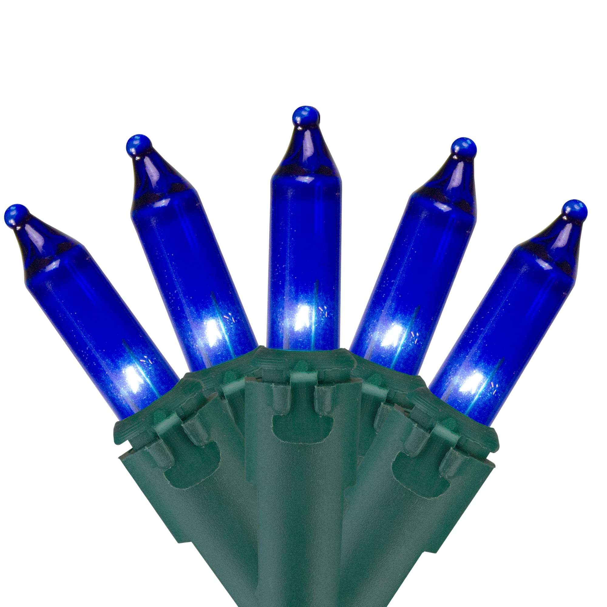 50ct. Mini Christmas String Lights with Green Wire