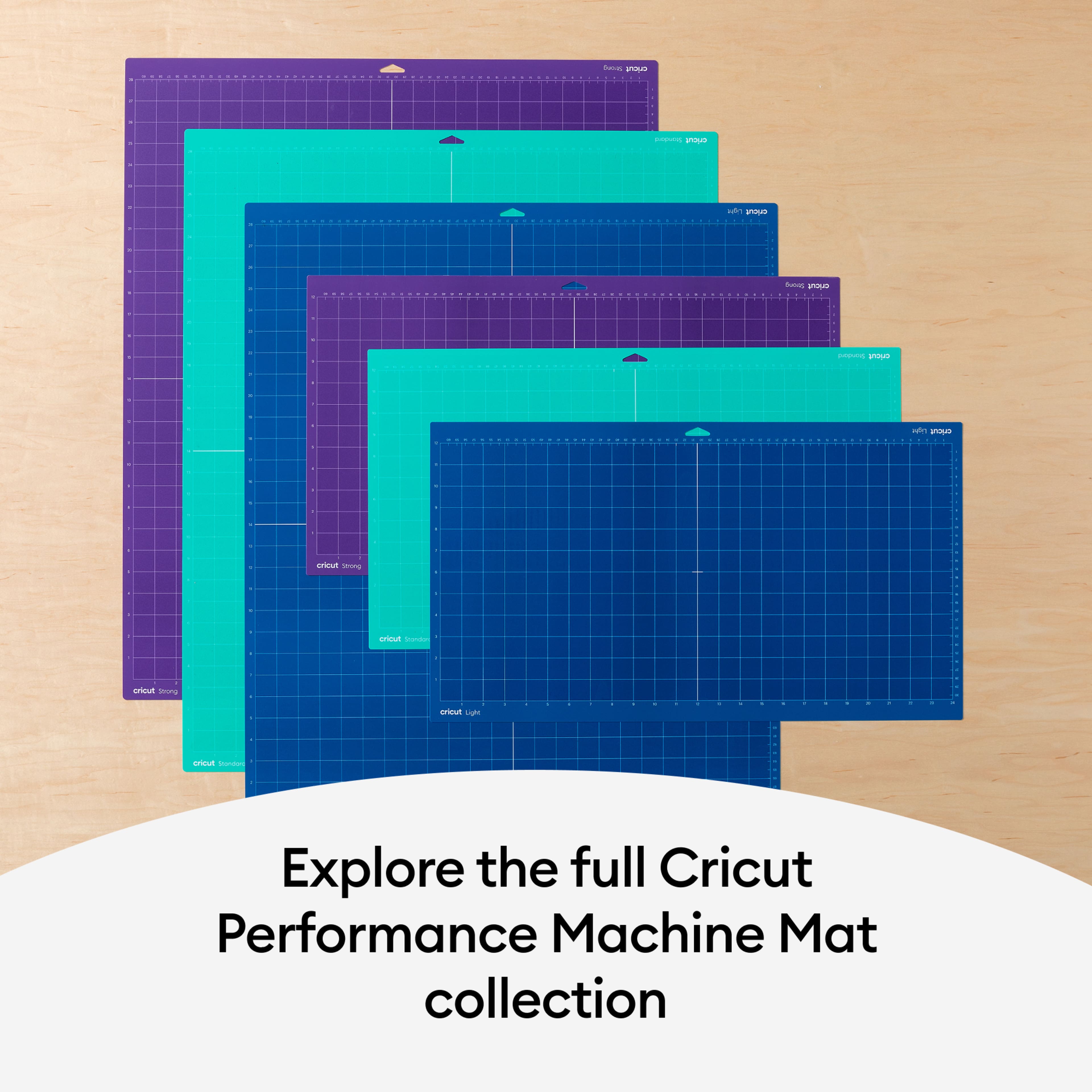 Cricut® 2-Pack Light Grip Performance Machine Mats, 24" x 12"