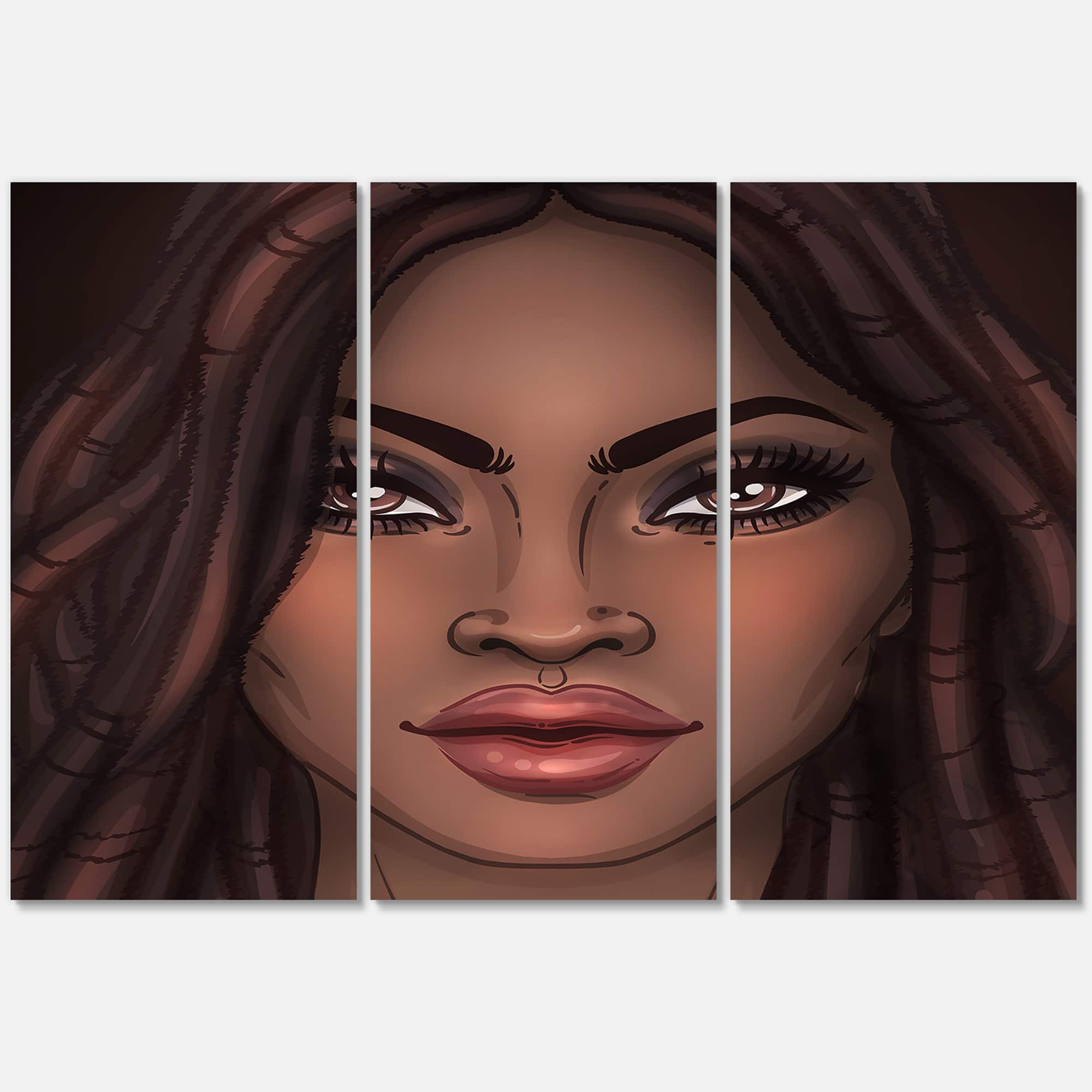 Designart - Portrait of African American Woman I