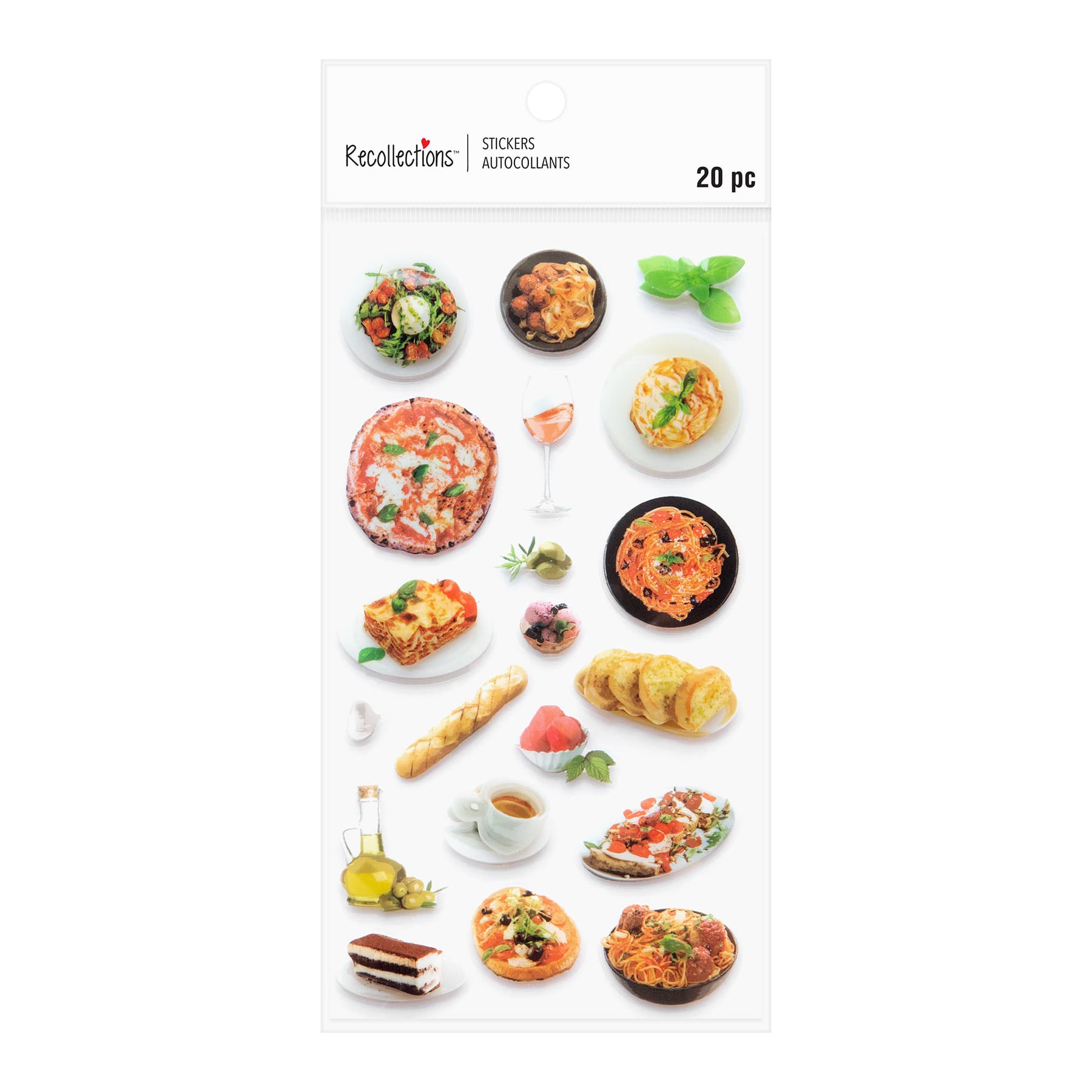 Italian Food 3D Stickers by Recollections™