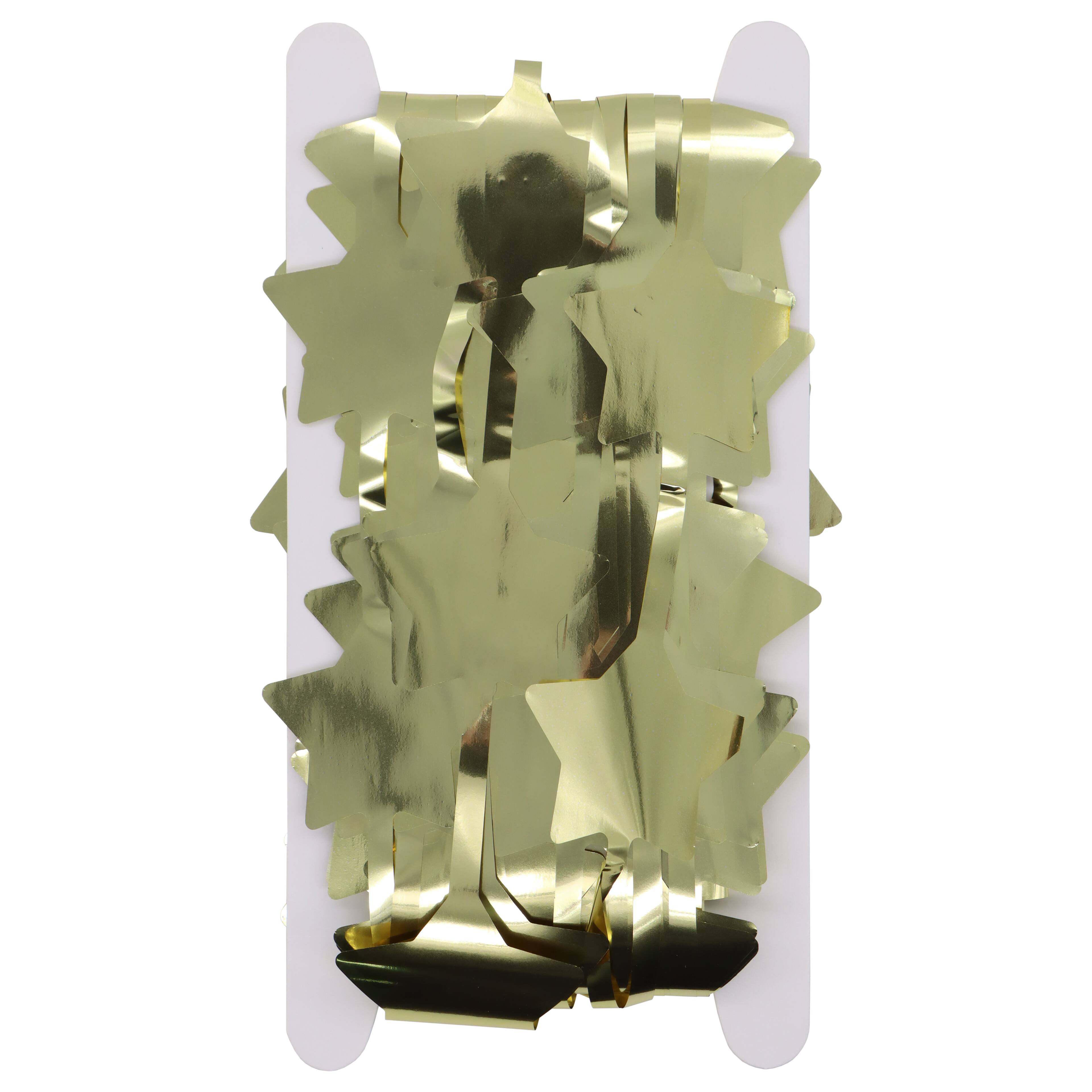 12 Pack: 6.25 ft. Gold Star Fringe Curtain by Celebrate It™