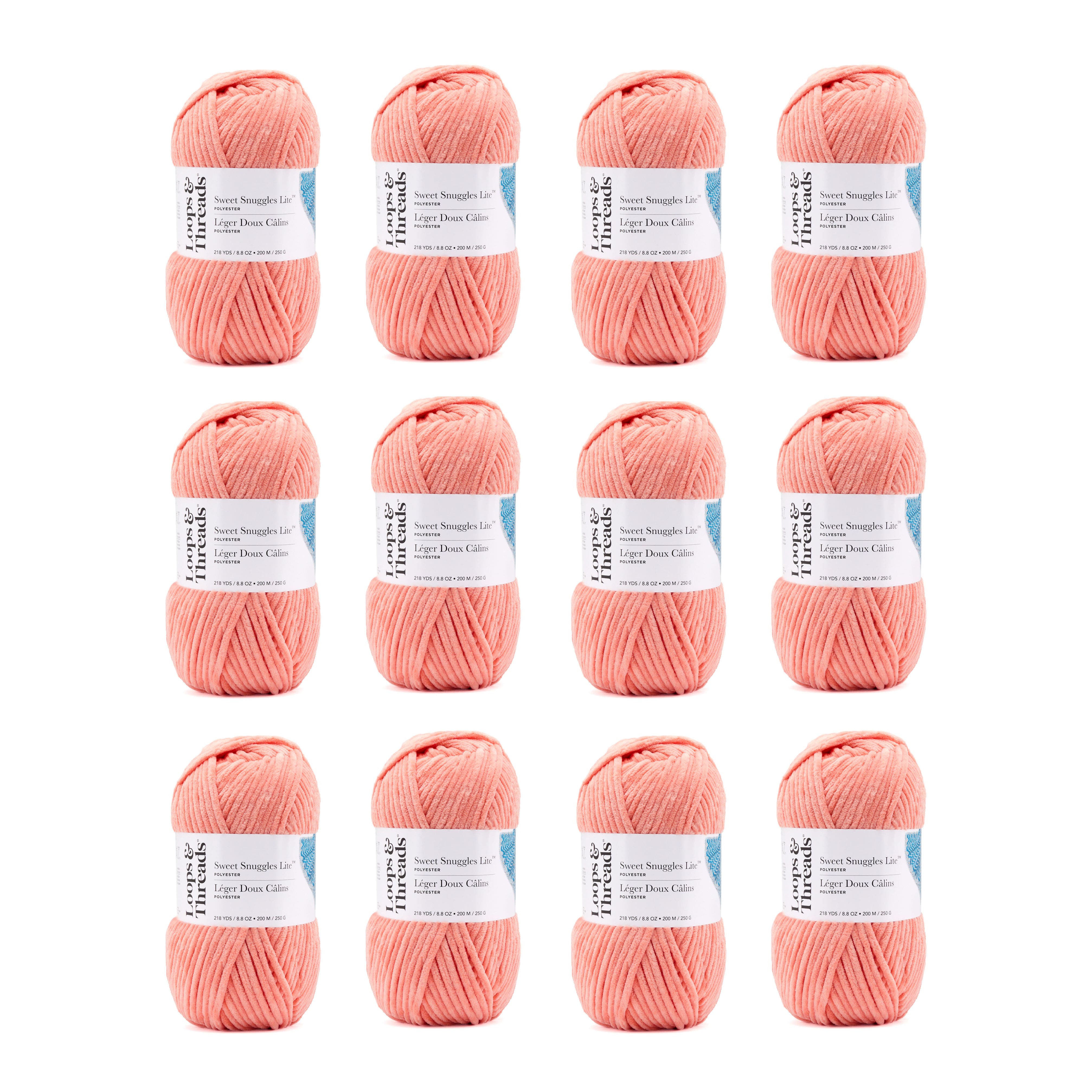 12 Pack: Sweet Snuggles™ Lite Yarn by Loops & Threads®
