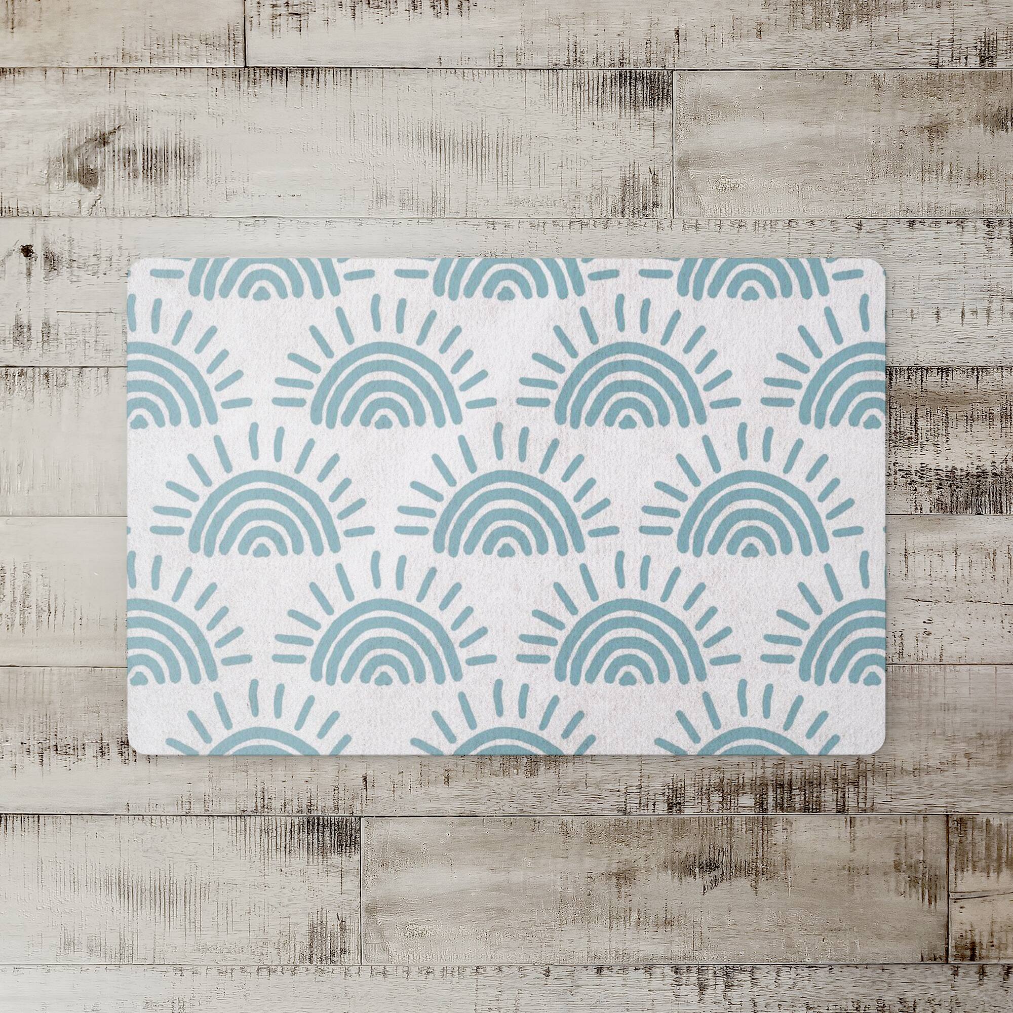 Sun Pattern Floor Mat