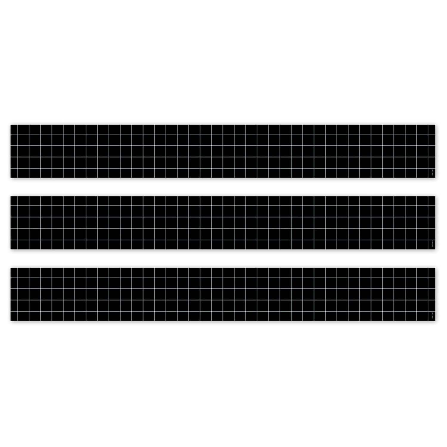Creative Teaching Press® Core décor Window Pane on Black EZ Border, 48ft. Per Pack, 3 packs