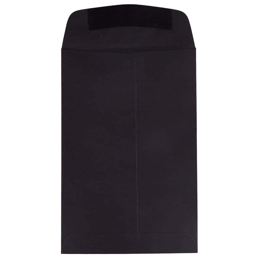 JAM Paper 6" x 9" Black Open End Catalog Envelopes