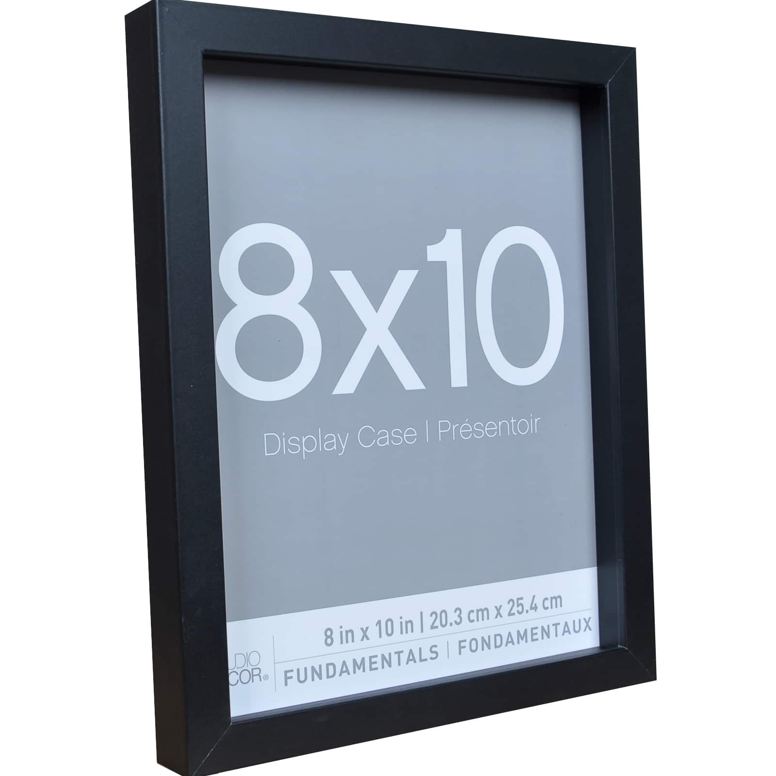 9 Packs: 3 ct. (27 total) Black Fundamentals 8" x 10" Display Case by Studio Décor®