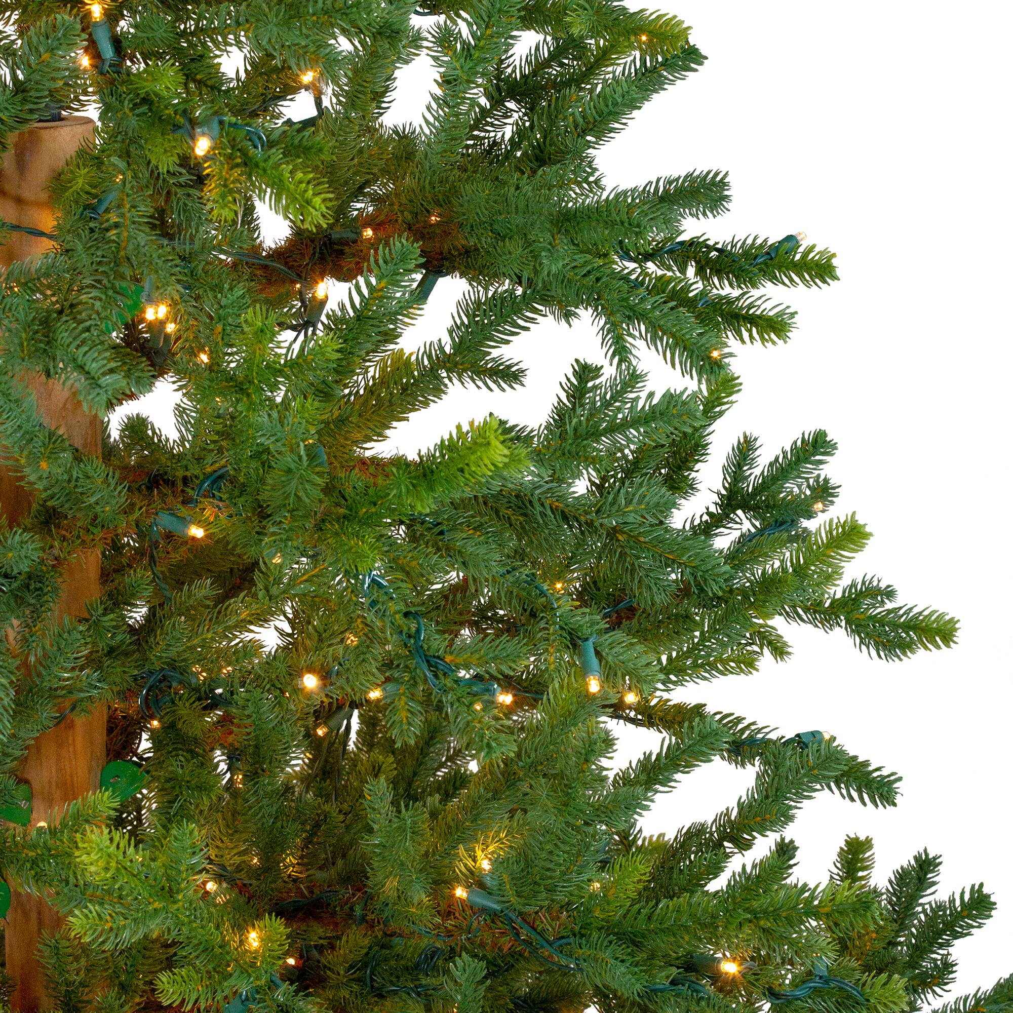 6.5ft. Pre-Lit Full North Pine Artificial Christmas Tree, Clear LED Lights