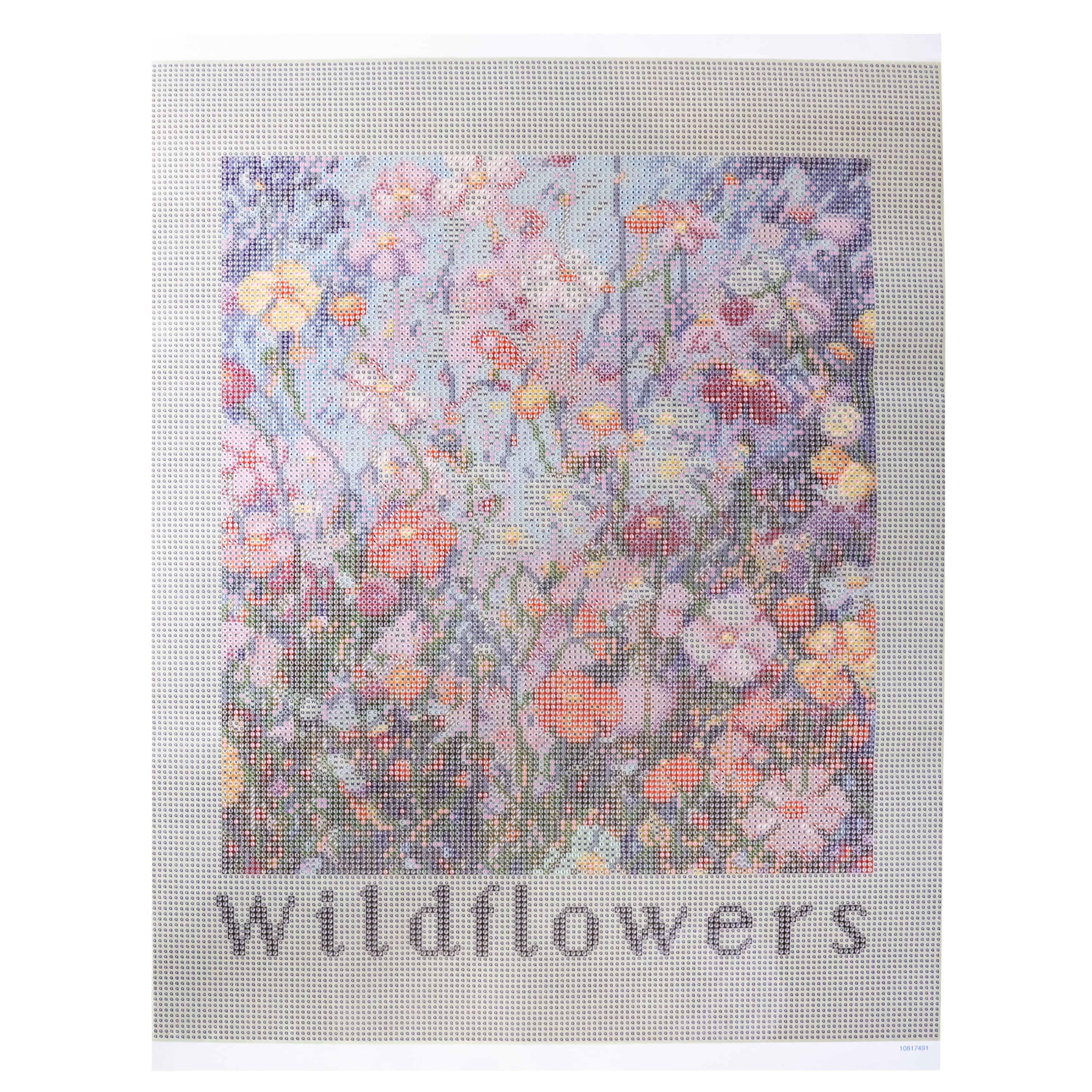 16" x 20" Wildflowers Diamond Art Kit with Wood Frame by Make Market®