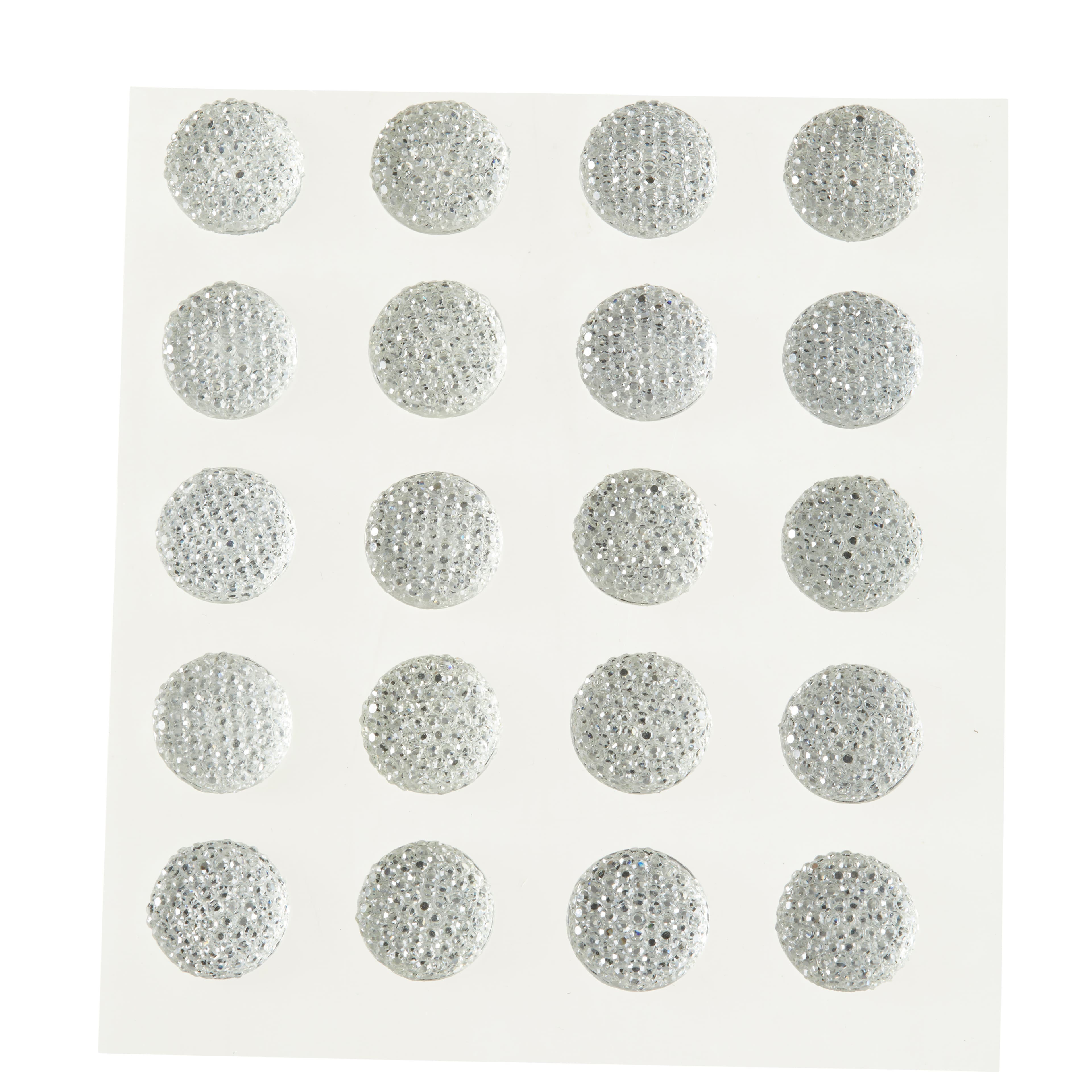 12 Packs: 20 ct. (240 total) 16mm Clear Sugar Stone Stickers by Recollections™