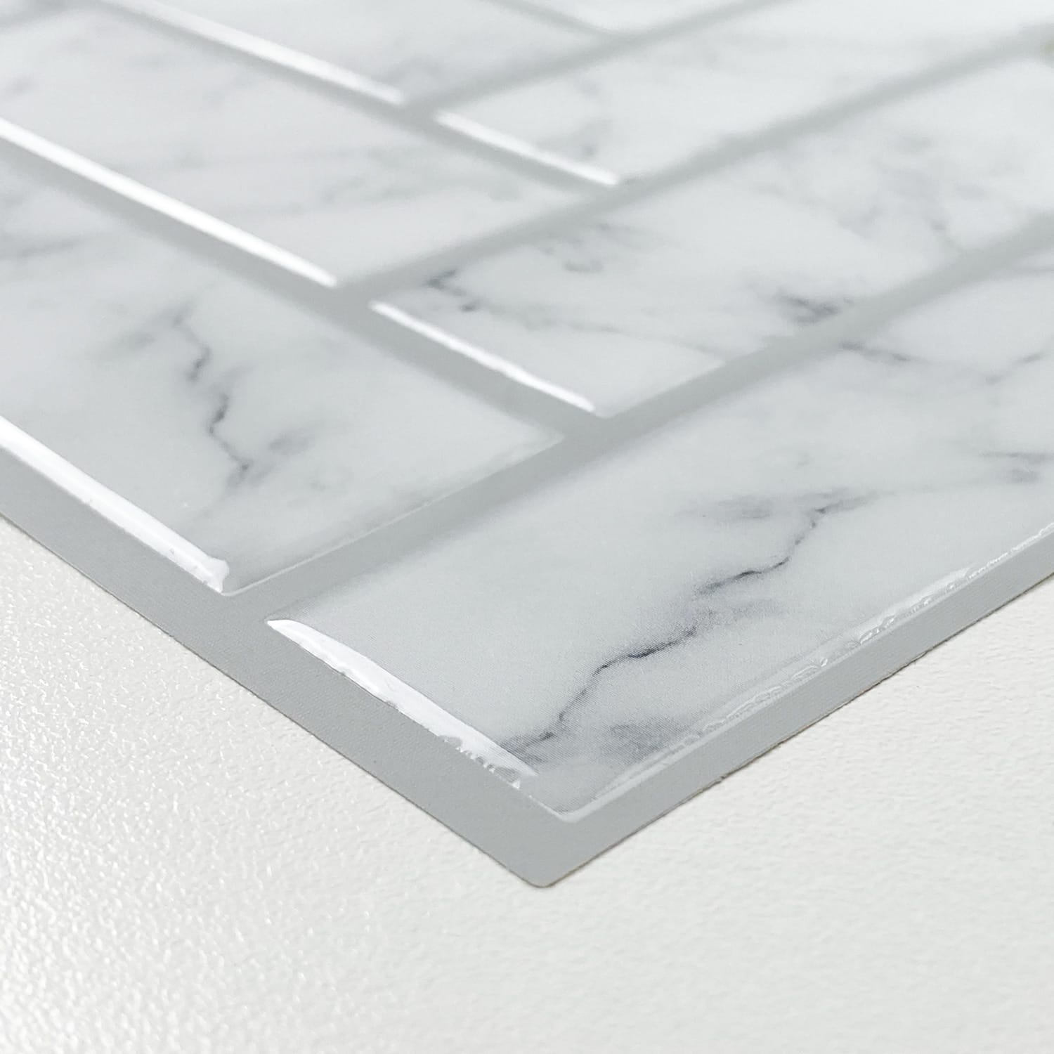 RoomMates Marble Herringbone Peel & Stick Sticktile