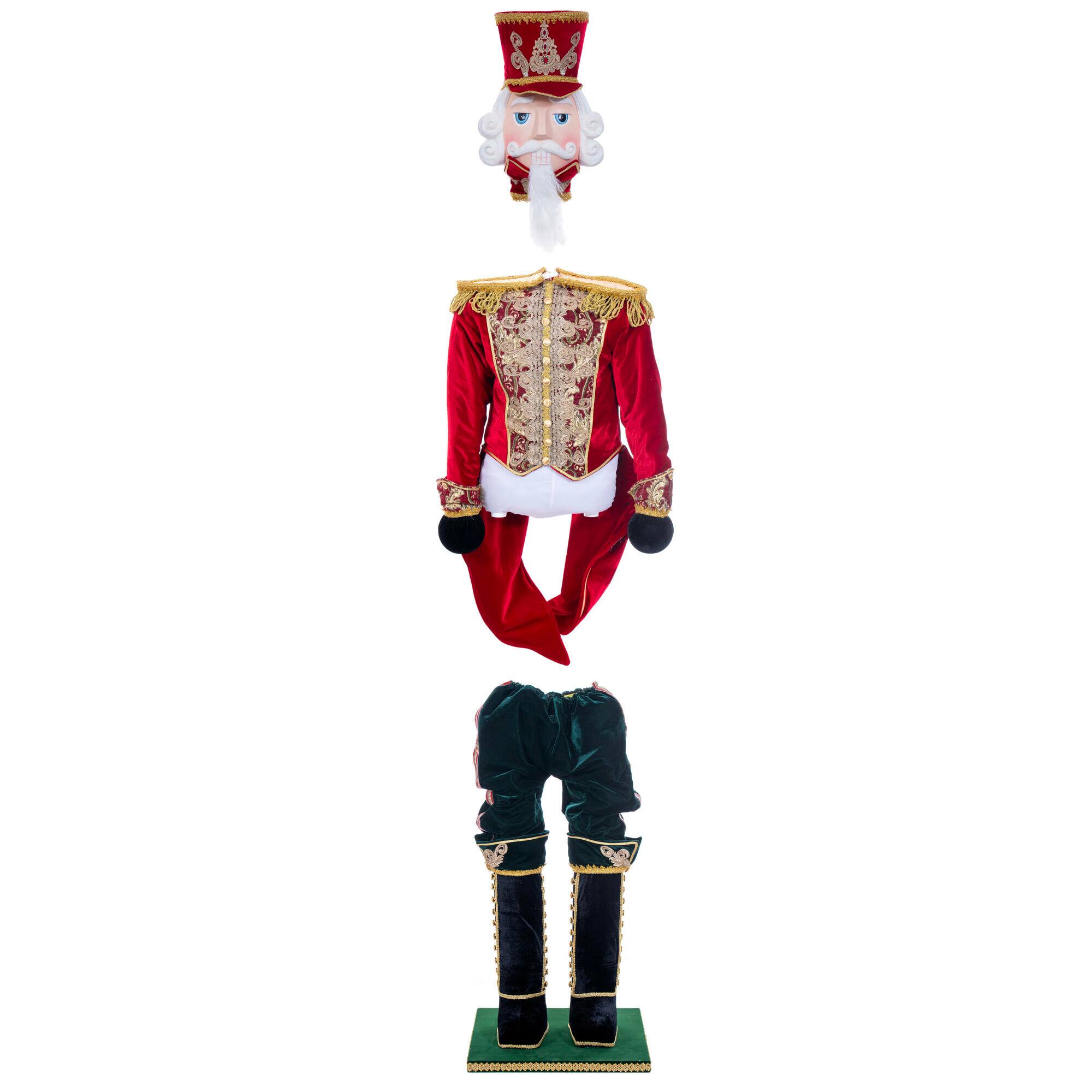 Vickerman 6.5ft. Red Deluxe Standing Nutcracker Doll