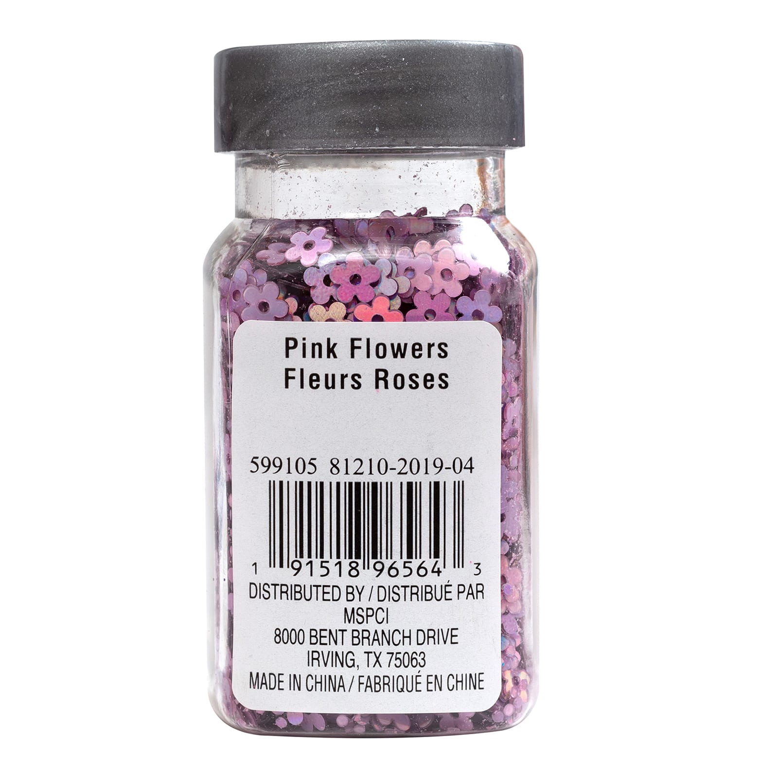 12 Pack: Iridescent Pink Flowers Specialty Glitter by Recollections™