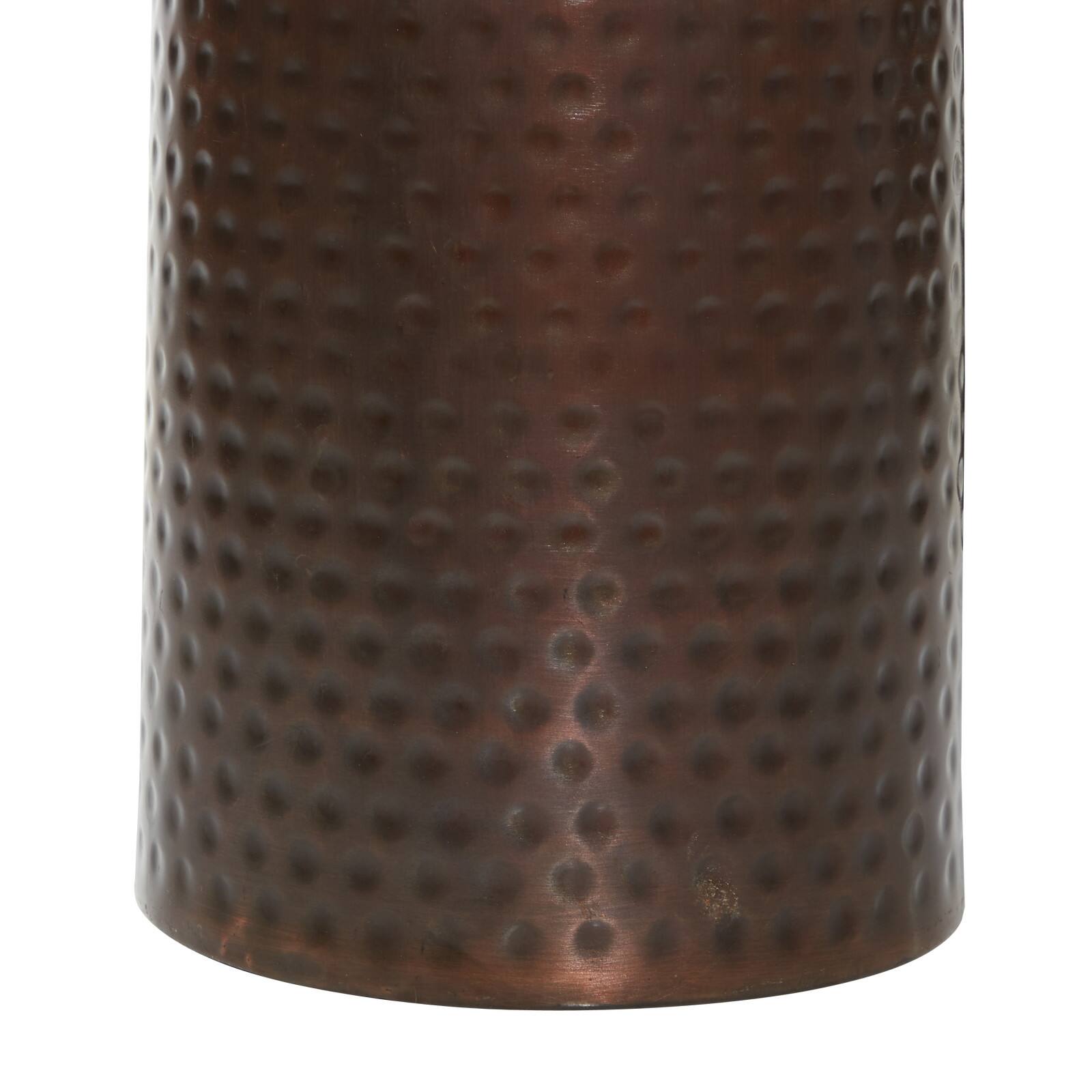 Assorted Brown Metal Industrial Pedestal Table Set