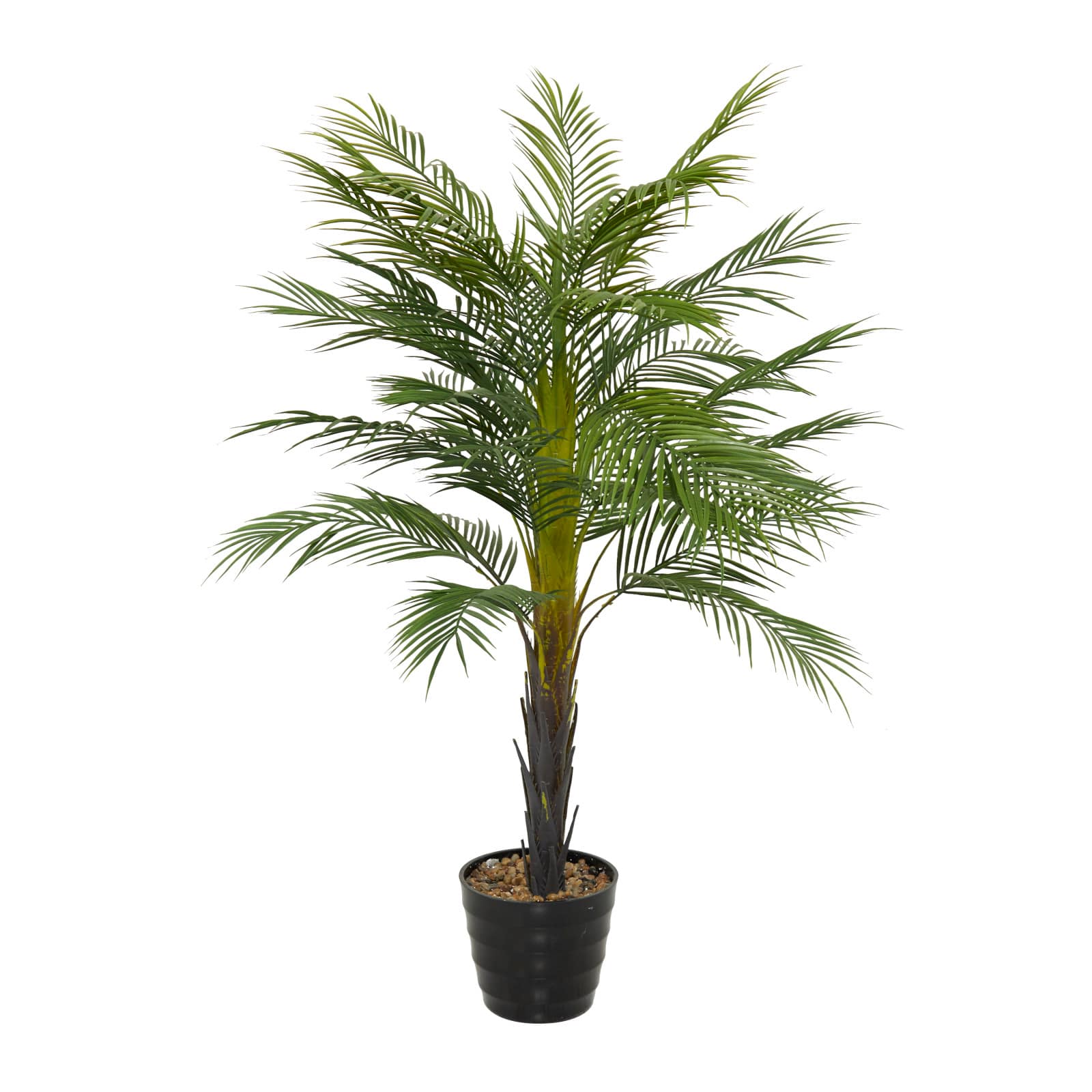 43" Green PVC Contemporary Potted Artificial Tree