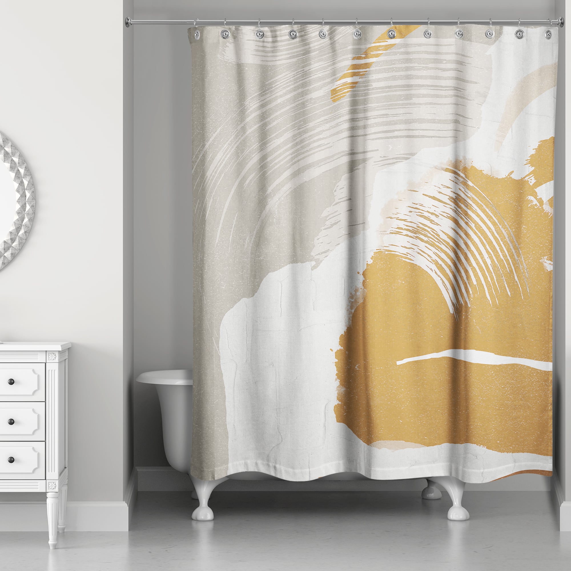 Fall Abstract Shower Curtain