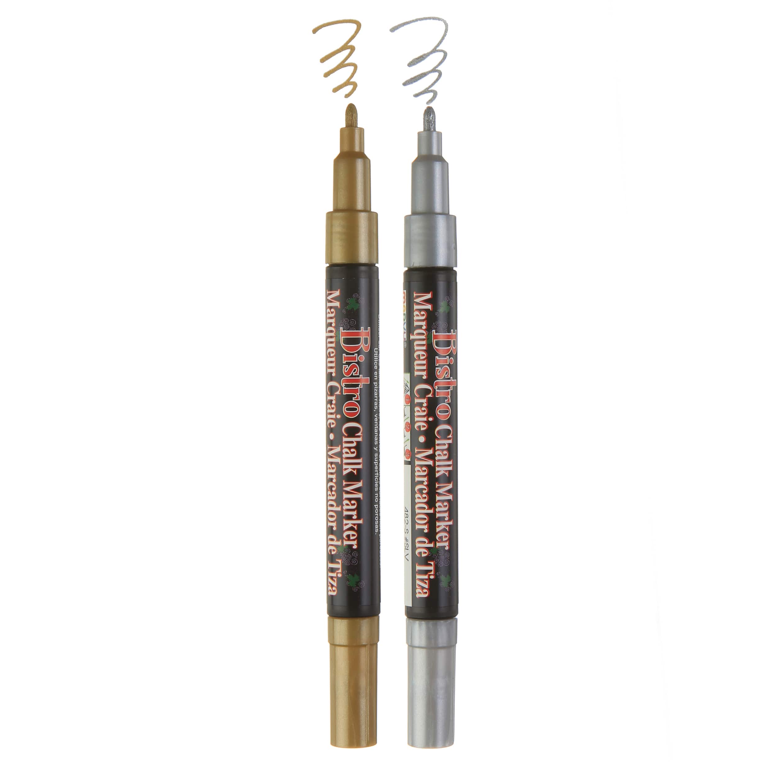 12 Packs: 2 ct. (24 total) Marvy® Uchida Bistro Fine Point Metallic Chalk Markers