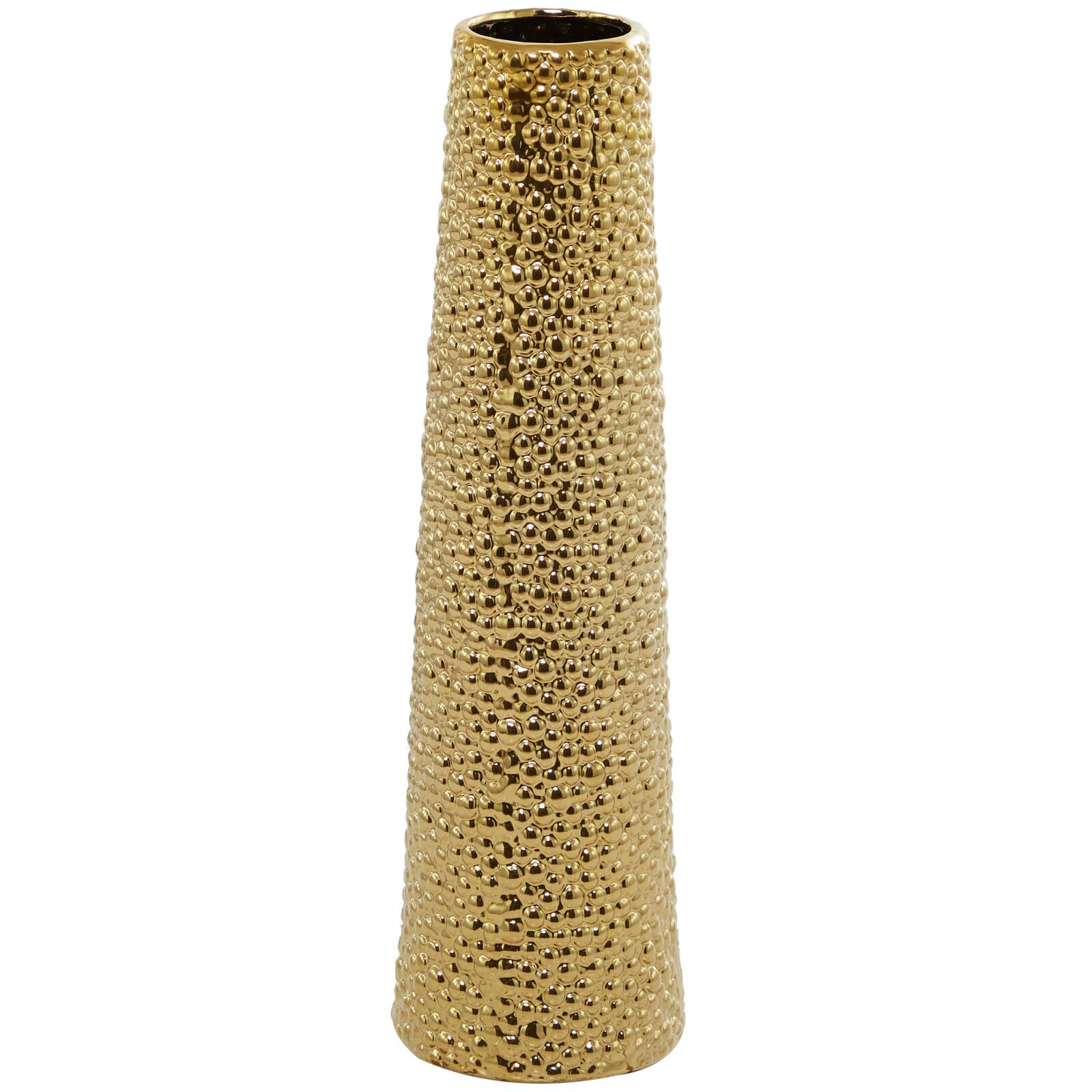Modern Ceramic Vase with Bubble Texture