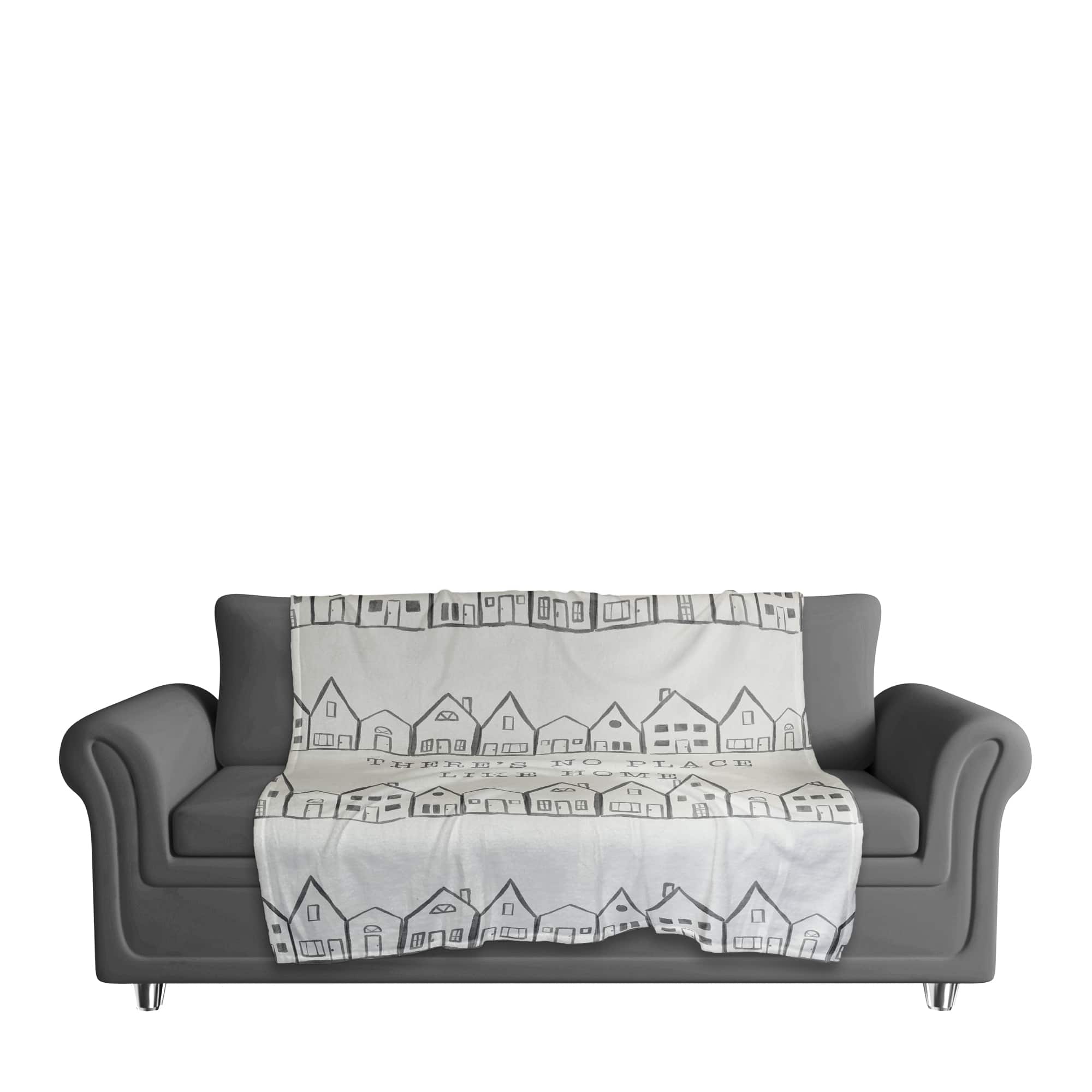 There's No Place like Home 50" x 60" Coral Fleece Blanket