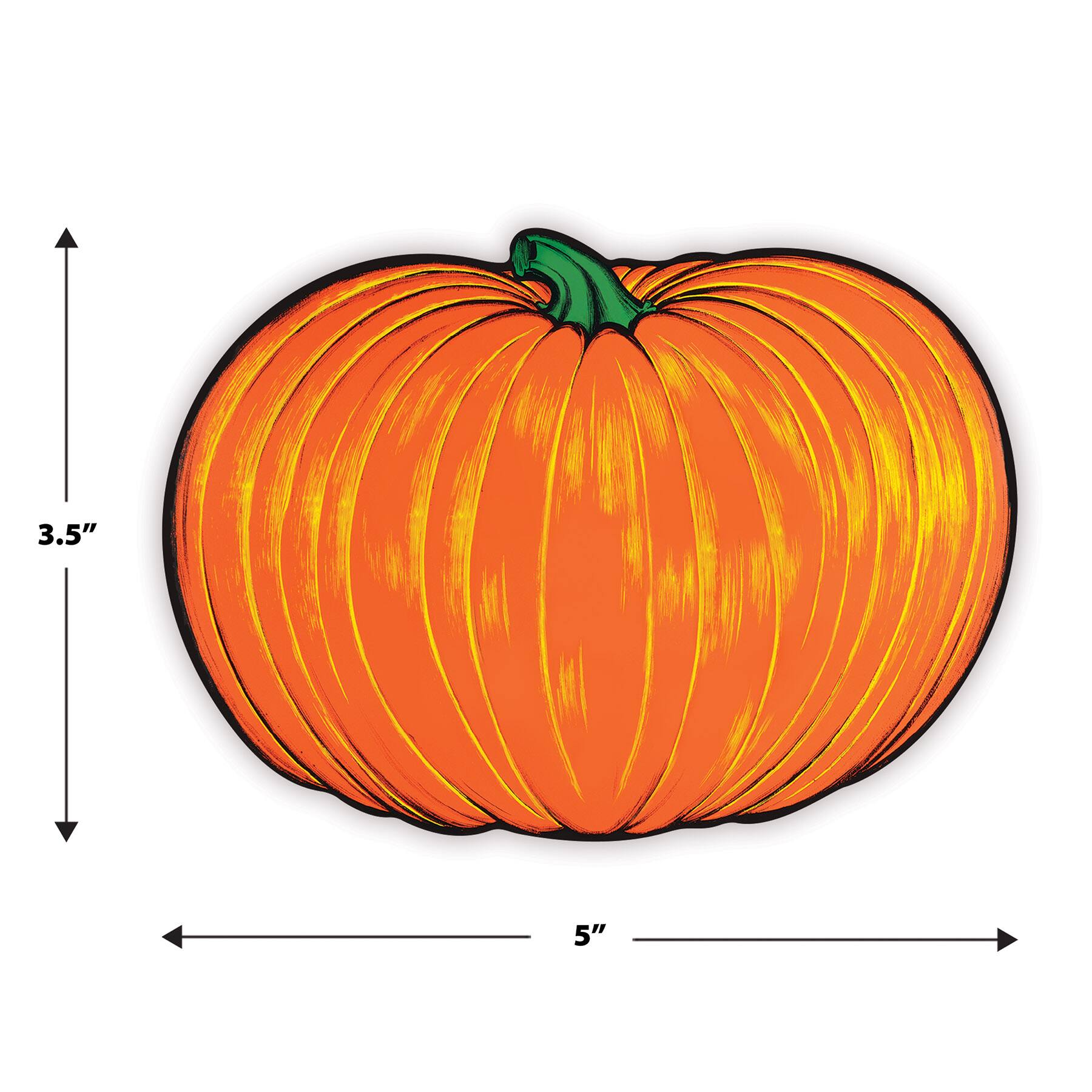 Beistle 3.5" x 5" Mini Pumpkin Cutouts, 30ct.