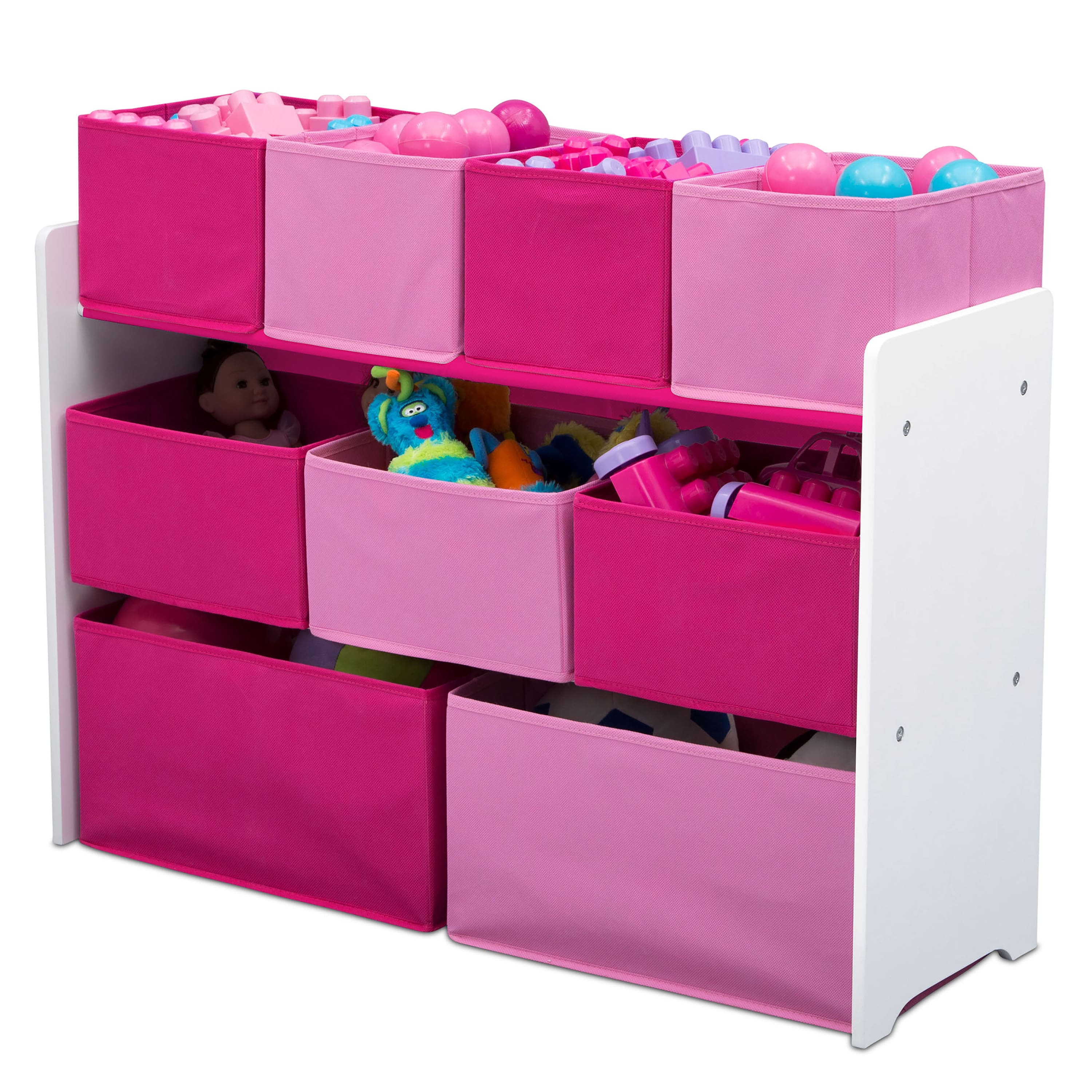 Delta Children Deluxe Multi Bin Toy Organizer with Storage Bins