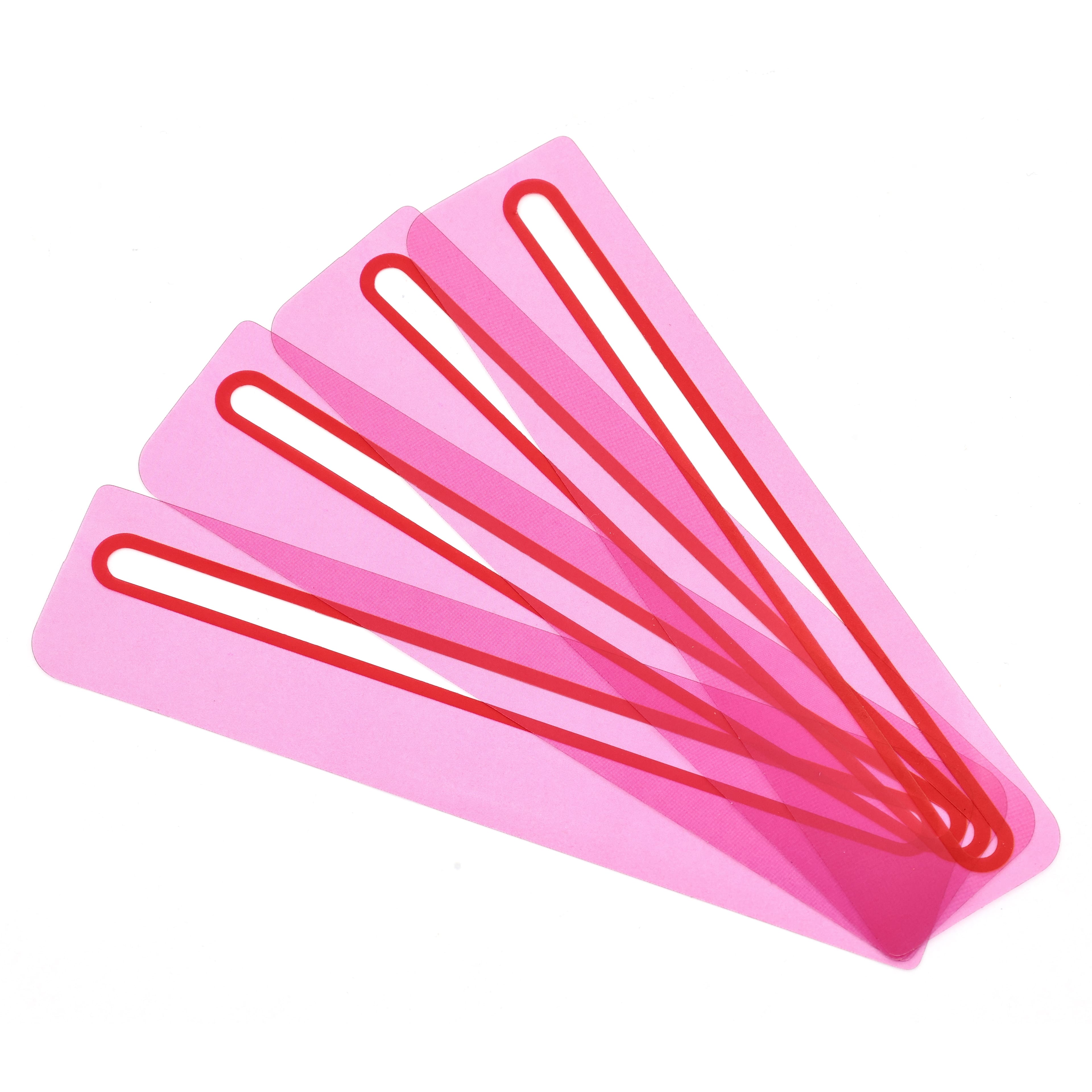 Pink Mahjong Line Readers, 4ct. by Fab Finds