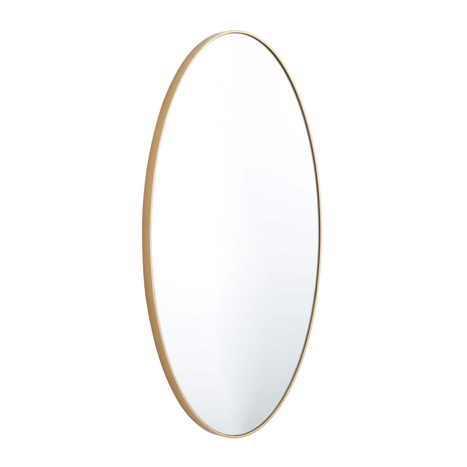 Gold Contemporary Wall Mirror, 18" x 1" x 32"