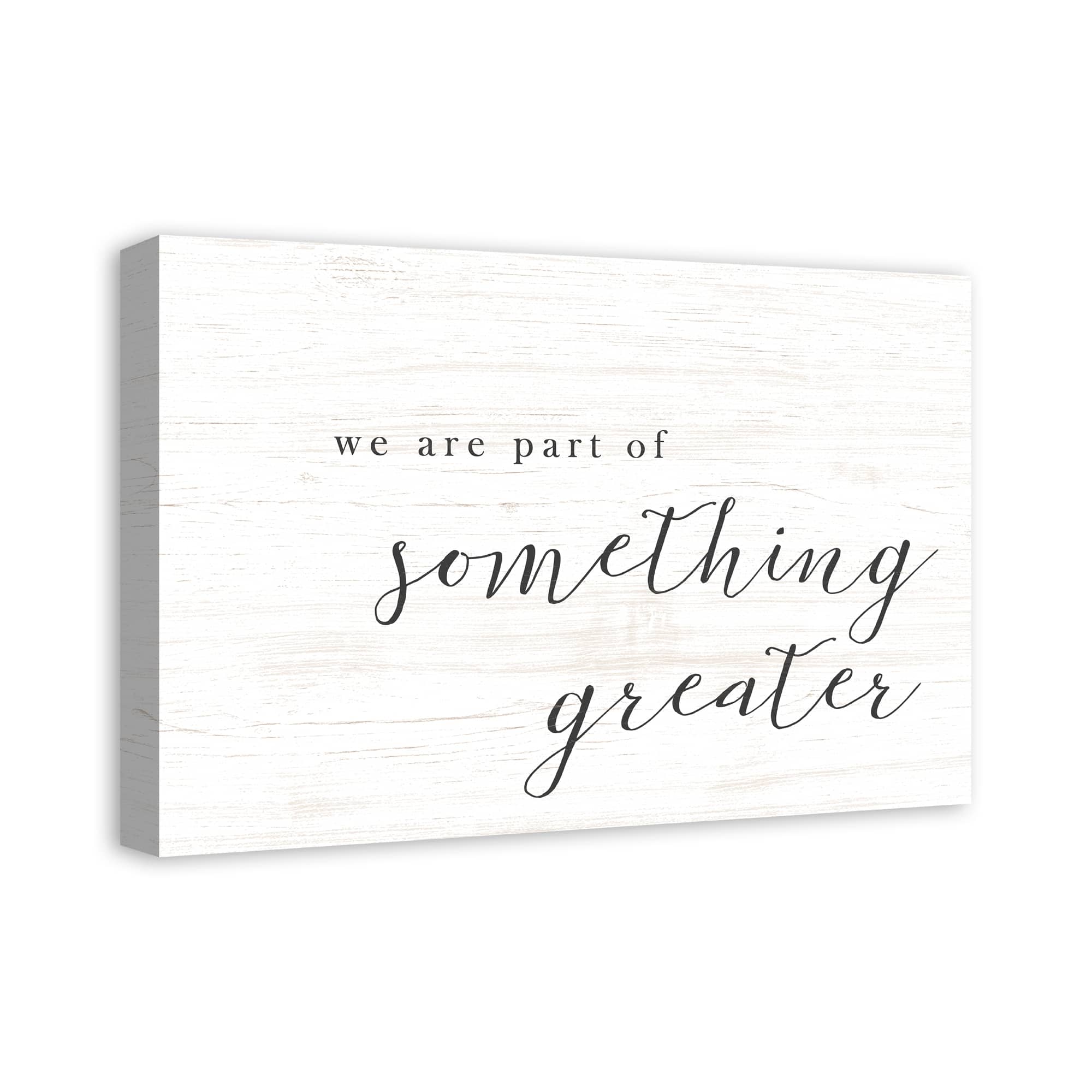 Part Of Something Greater 24" x 16" Canvas Wall Art