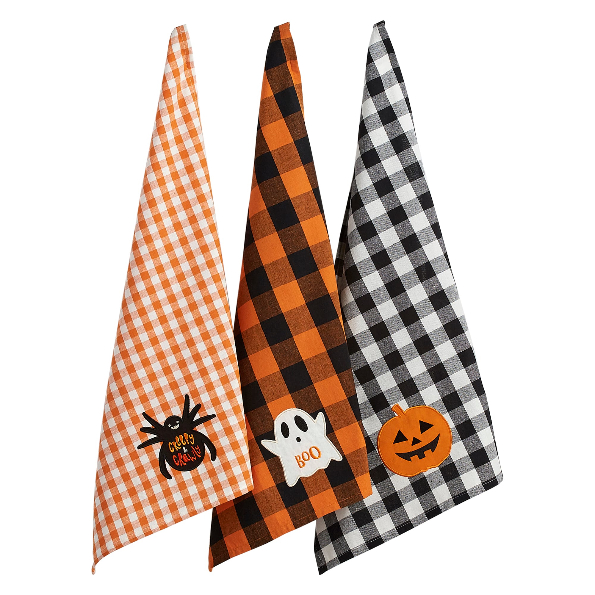 DII® Boo! Embellished Dishtowel Set
