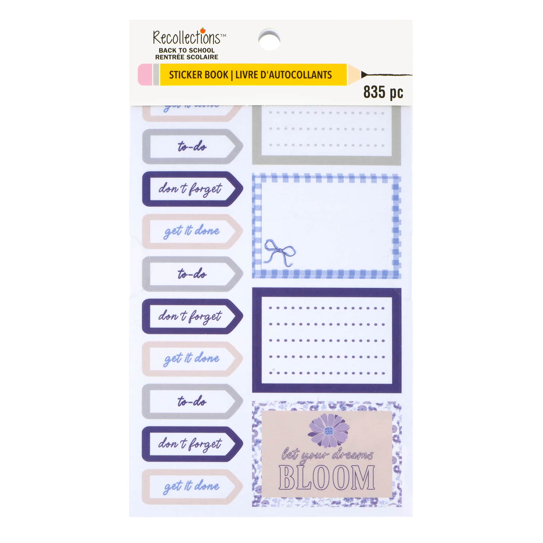 Back to School Coquette Sticker Book by Recollections™