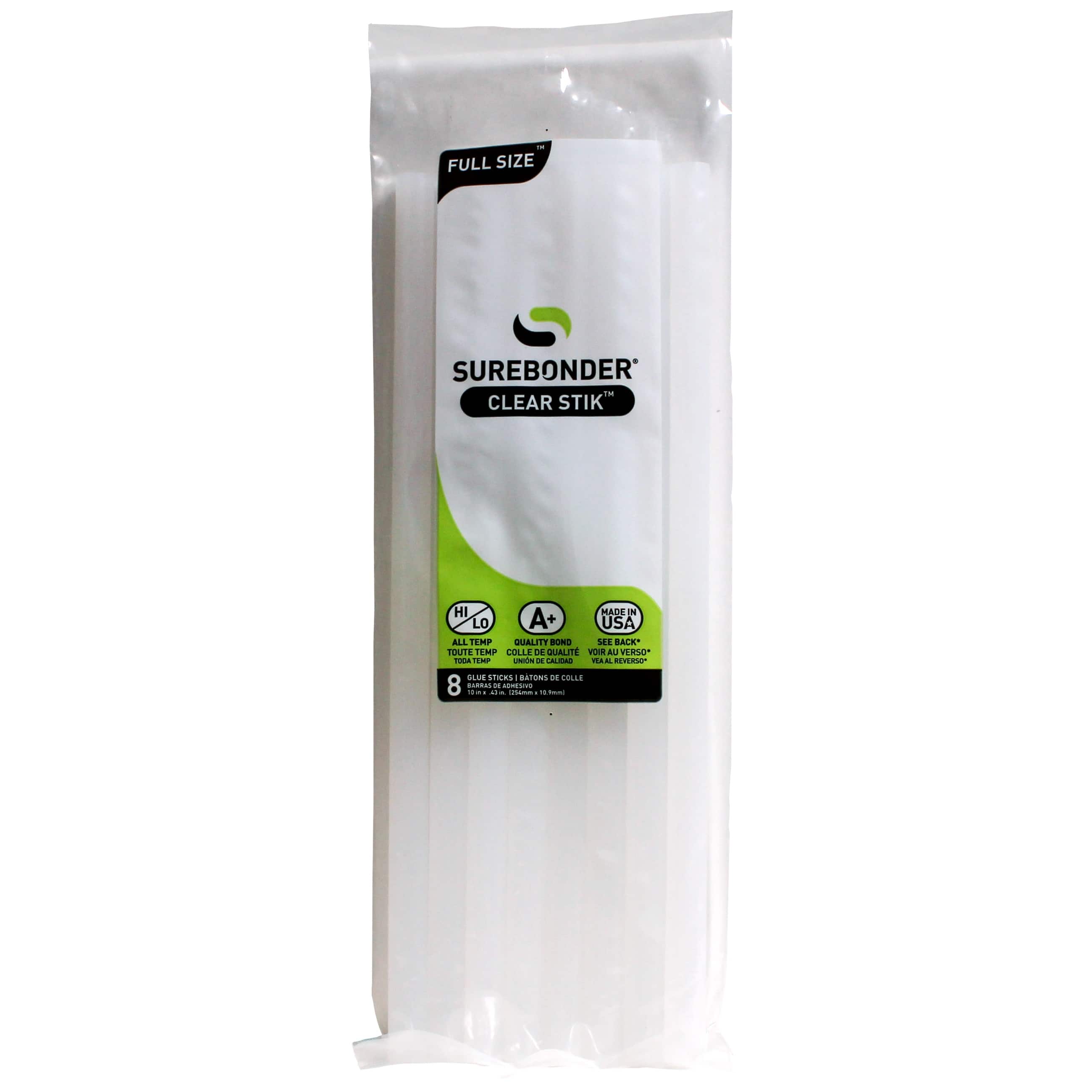 Surebonder® Clear Stik™ All Purpose Glue Sticks, 8ct.