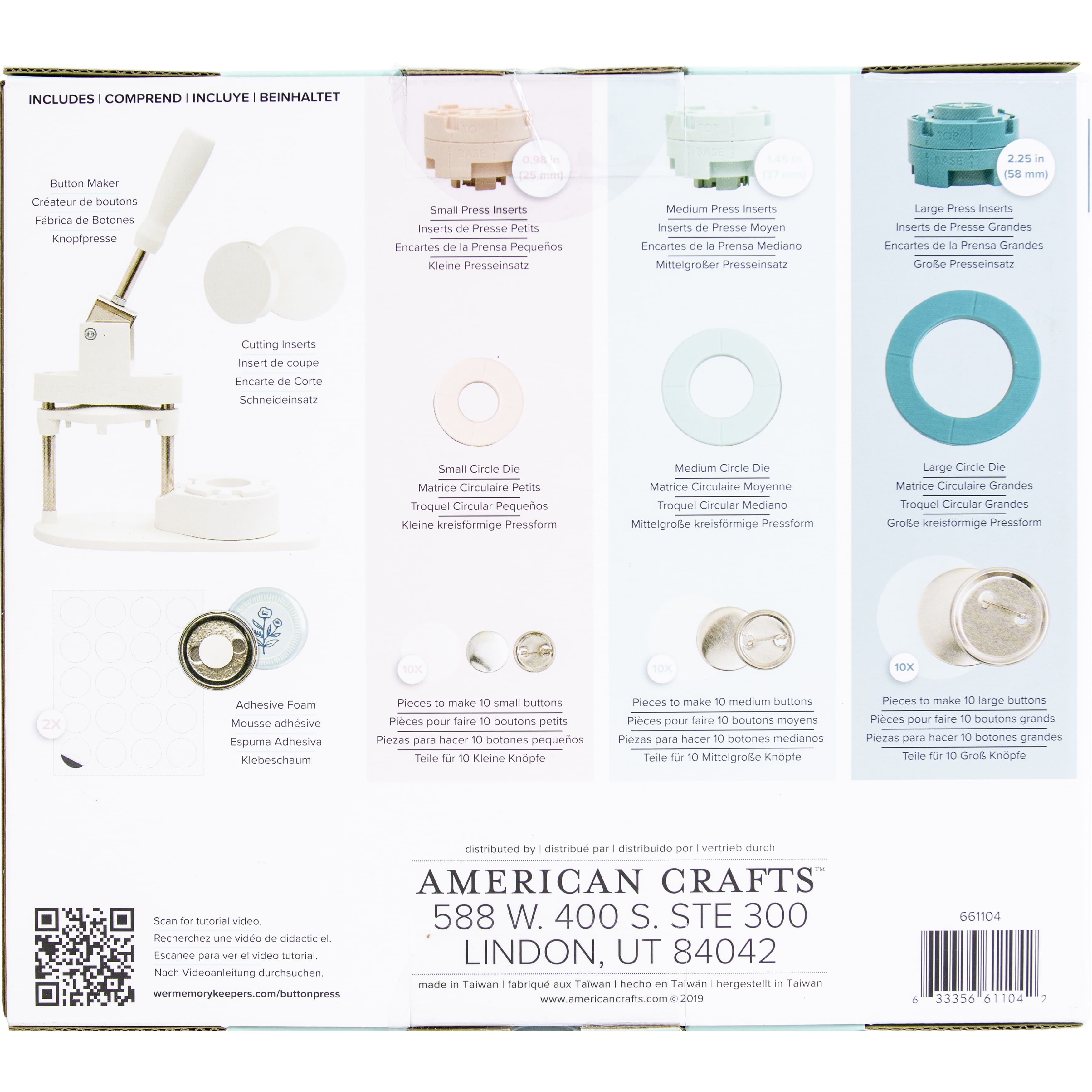 We R Memory Keepers® Button Press™ All-In-One Kit