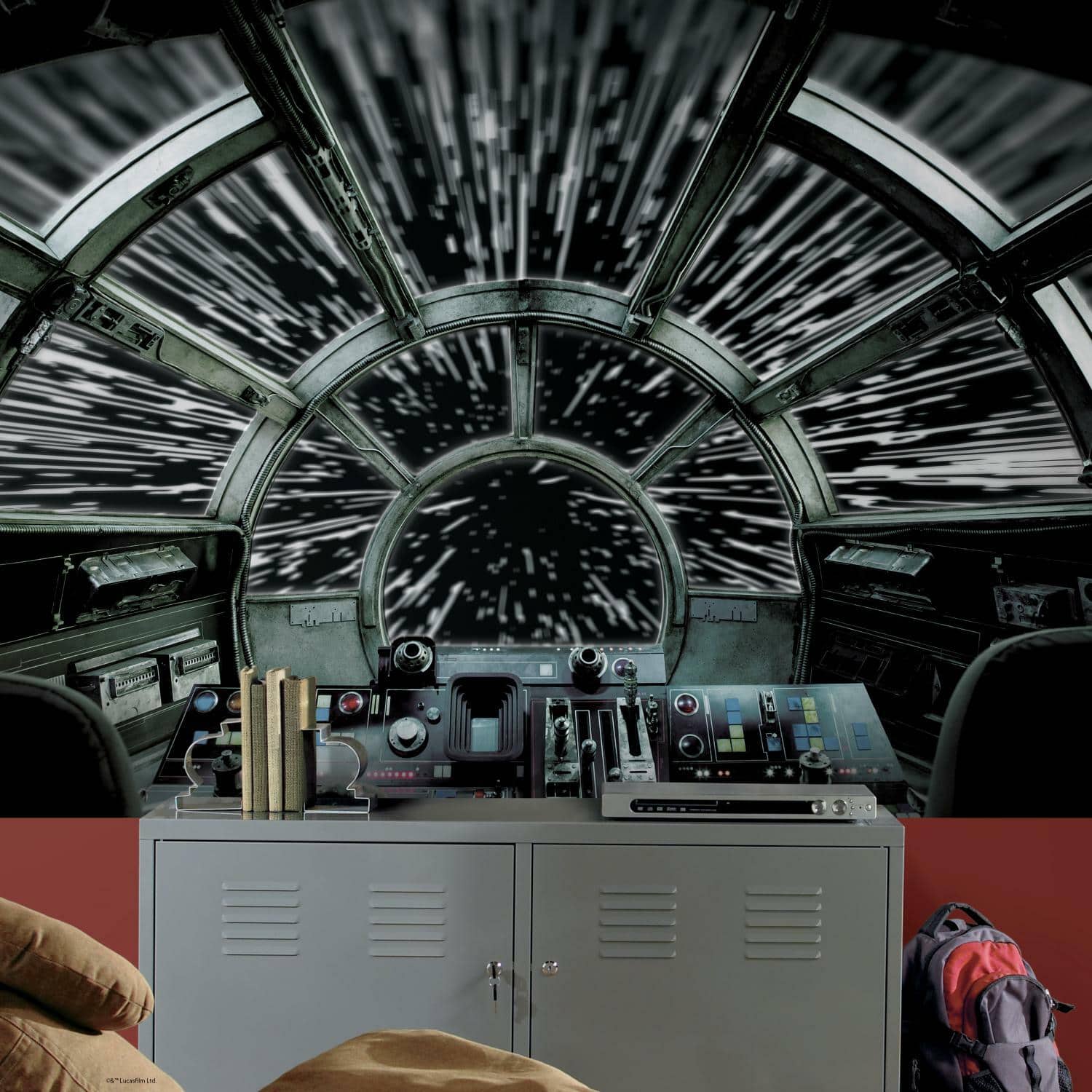RoomMates Star Wars Millennium Falcon Peel & Stick Mural