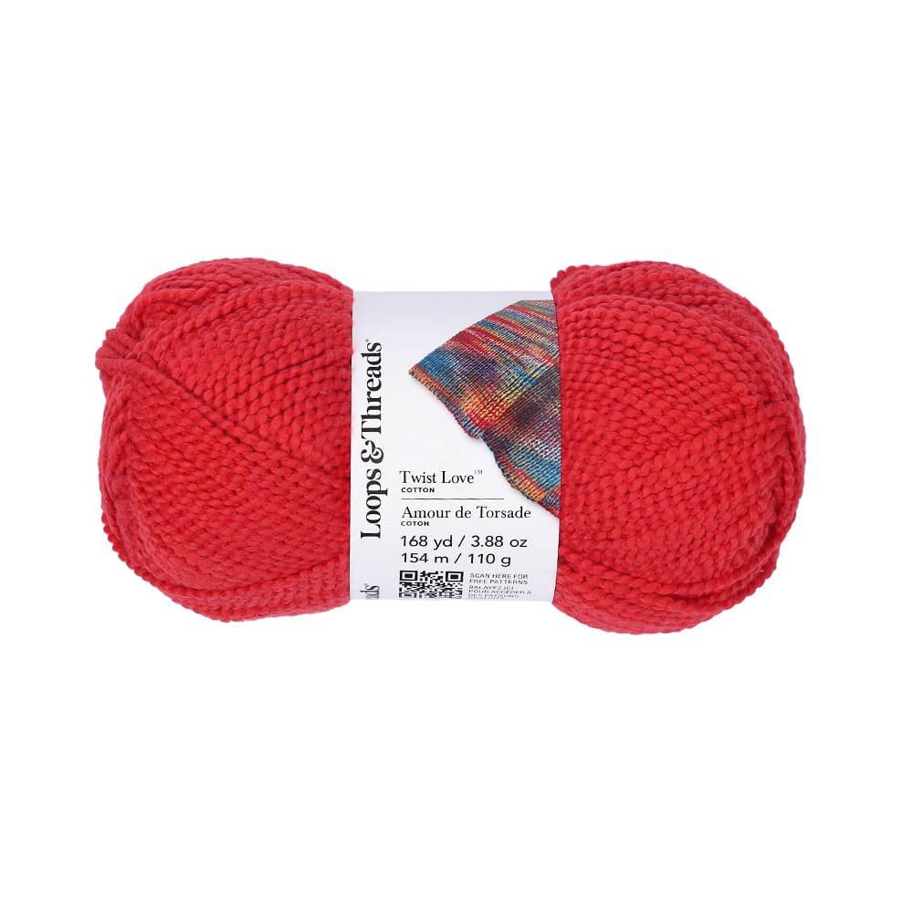 Twist Love™ Cotton Yarn by Loops & Threads®