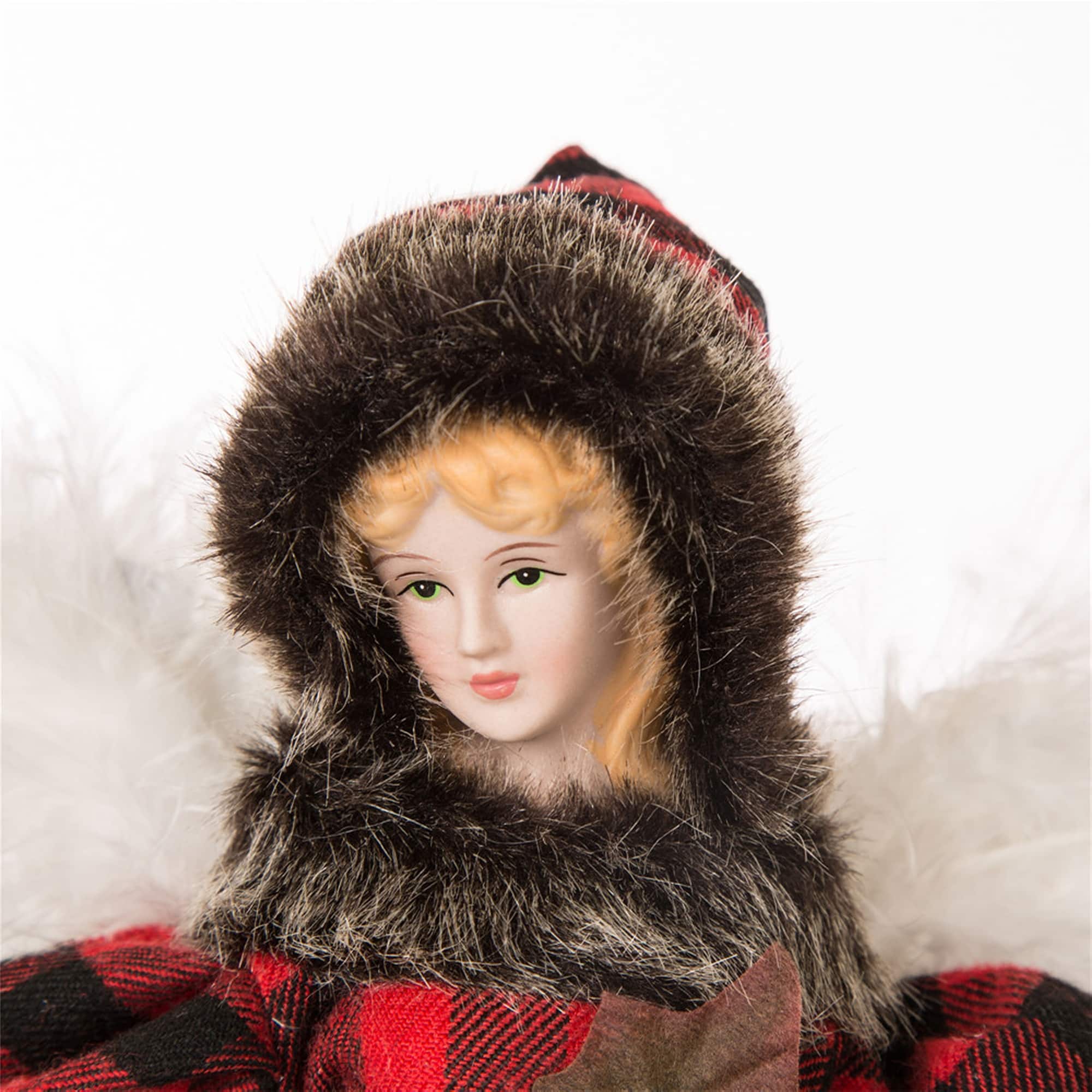 Glitzhome® 12" Christmas Angel Tree Top
