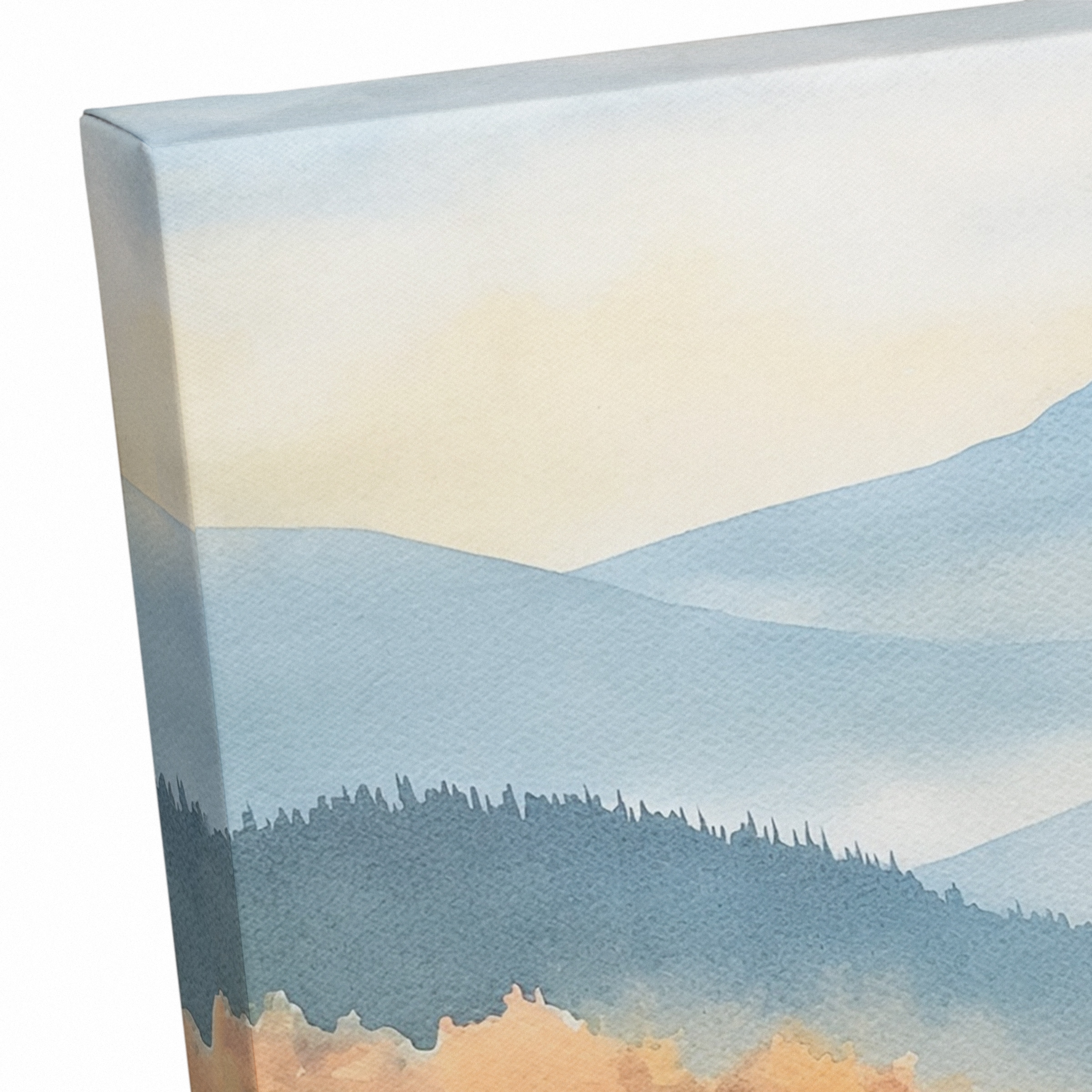 Fall Forest Landscape 16" x 16" Canvas Wall Art