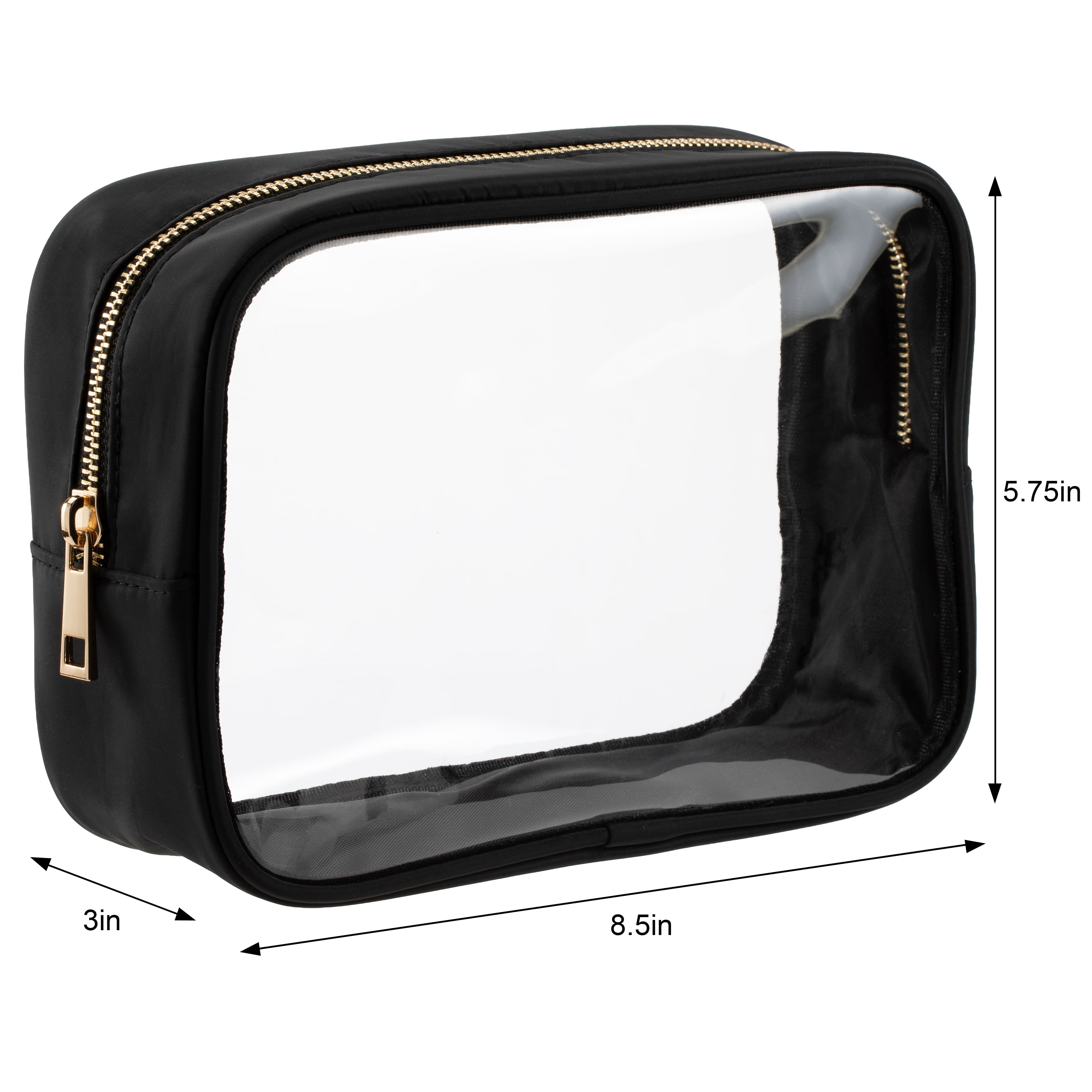 8.5" x 5.75" Clear Vinyl Zipper Pouch by Make Market®